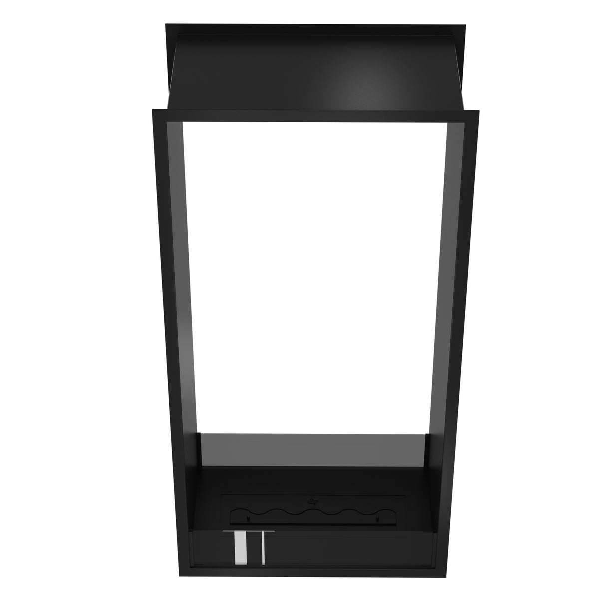 Fame Vertical See-Through Fireplace 70 x 100 cm