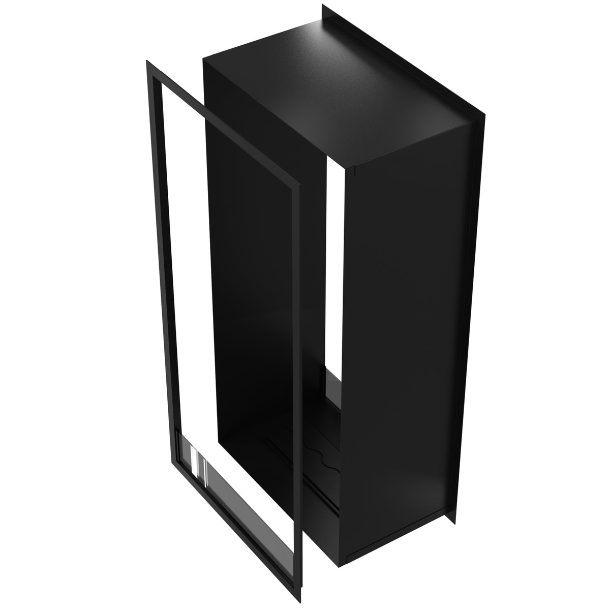 Fame Vertical See-Through Fireplace 90 x 160 cm