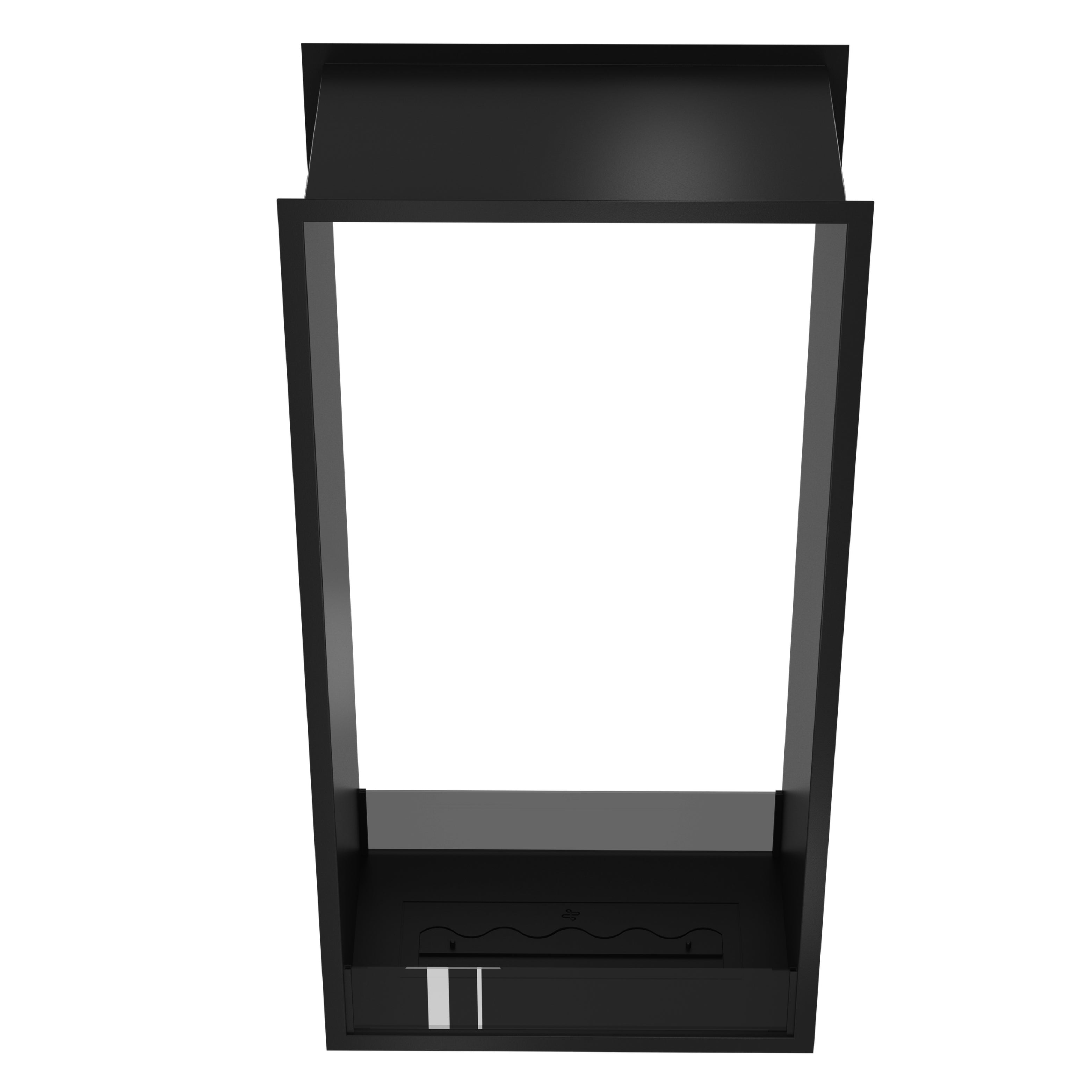 Image of Fame Vertical See-Through Fireplace 70 x 140 cm