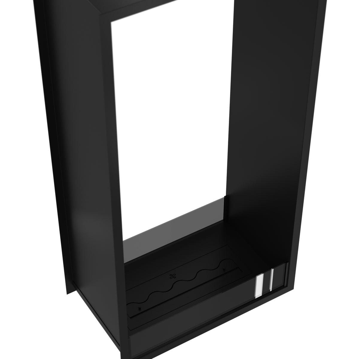 Fame Vertical See-Through Fireplace 70 x 140 cm