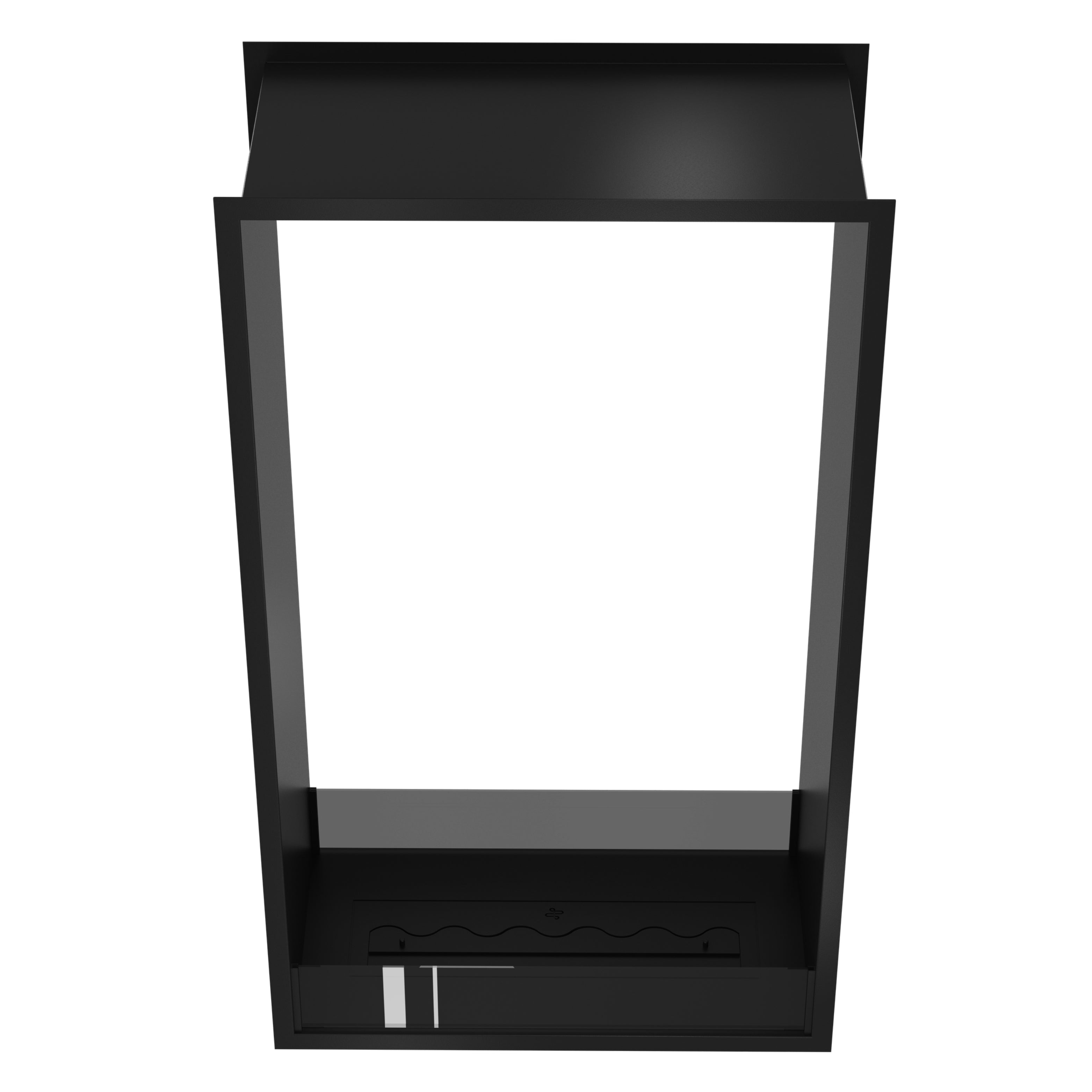 Image of Fame Vertical See-Through Fireplace 80 x 100 cm