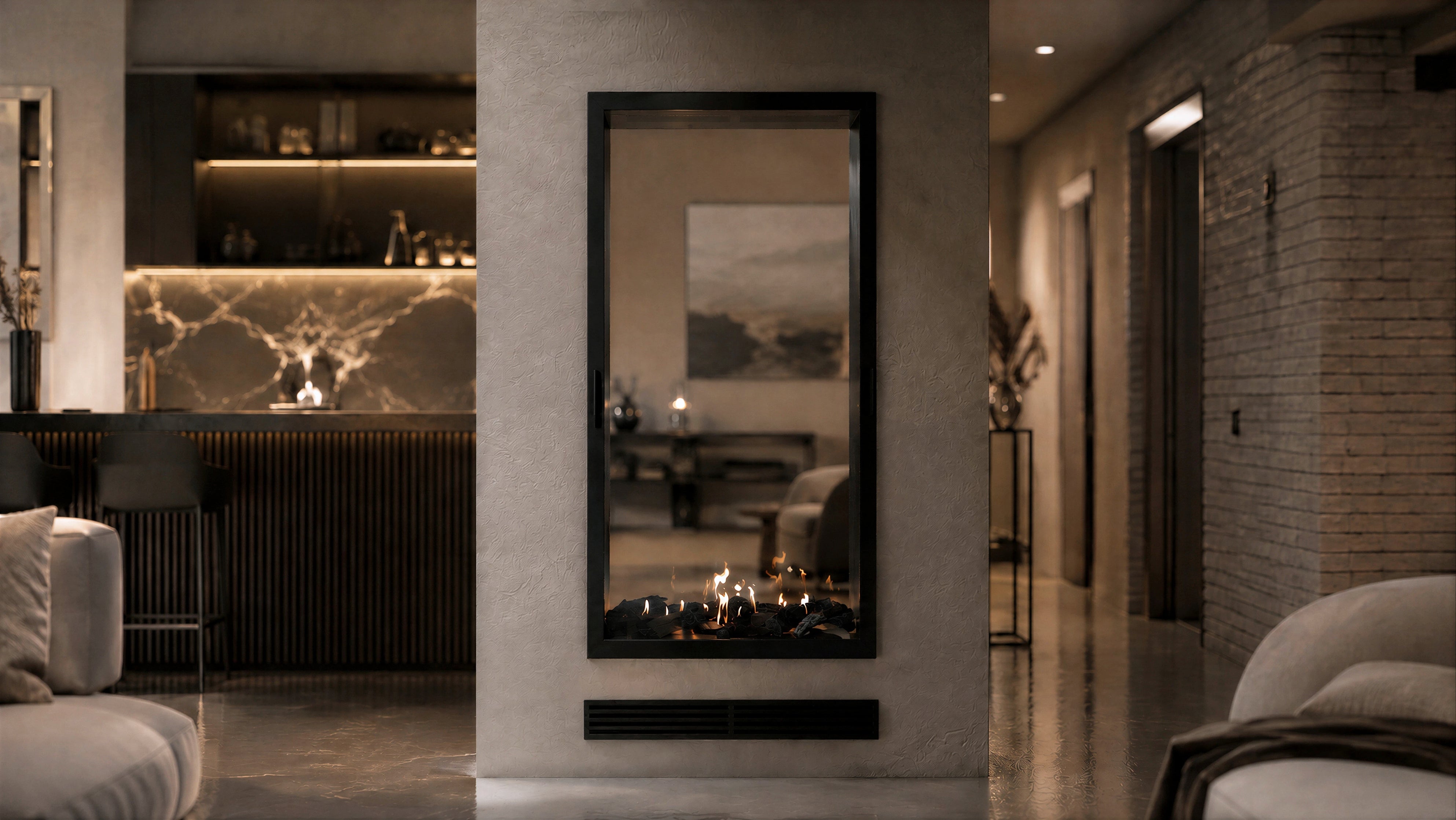 Bio ethanol fireplaces without a flue or chimney - Wild Flame