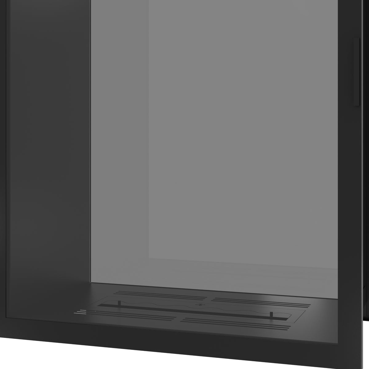 Fame Vertical See-Through Fireplace Full Glass 100 x 160 cm