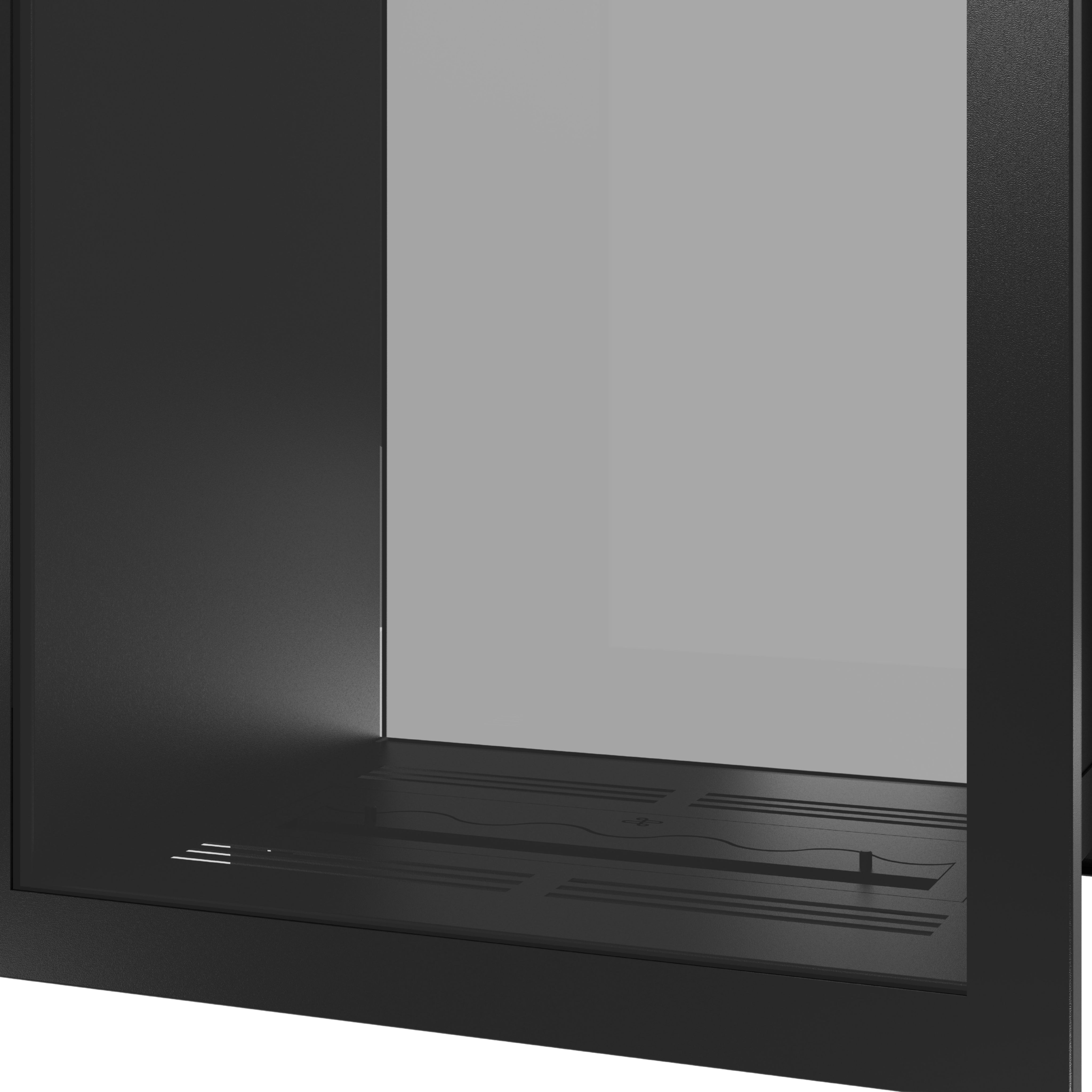 Image of Fame Vertical See-Through Fireplace Full Glass 70 x 160 cm