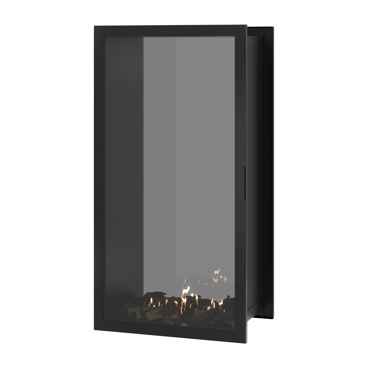 Fame Vertical See-Through Fireplace Full Glass 80 x 180 cm