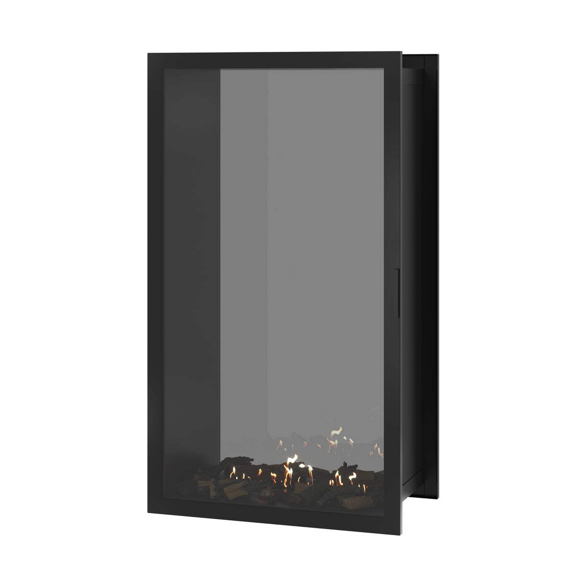 Fame Vertical See-Through Fireplace Full Glass 90 x 160 cm