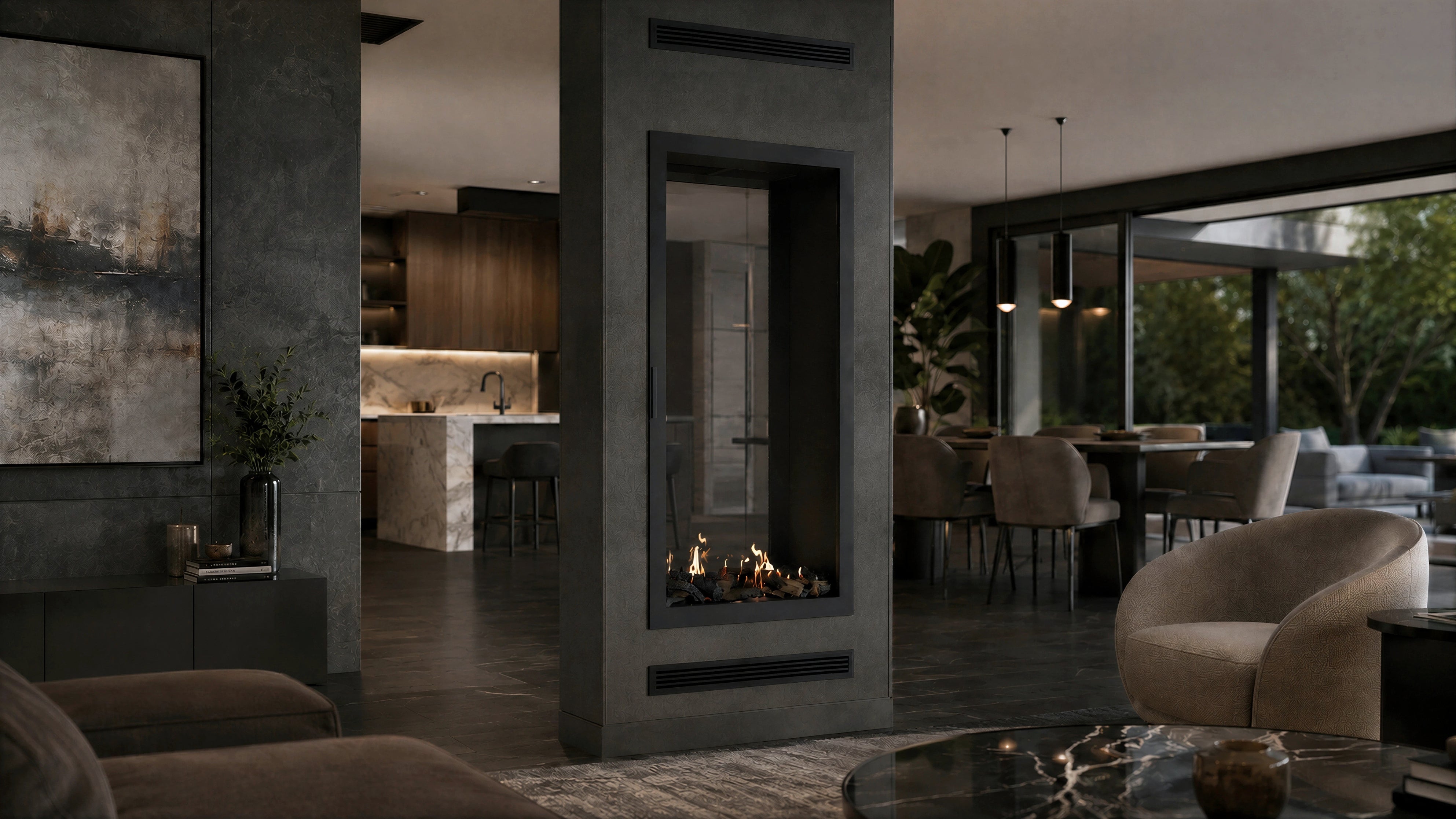 Bio ethanol fireplaces without a flue or chimney - Wild Flame