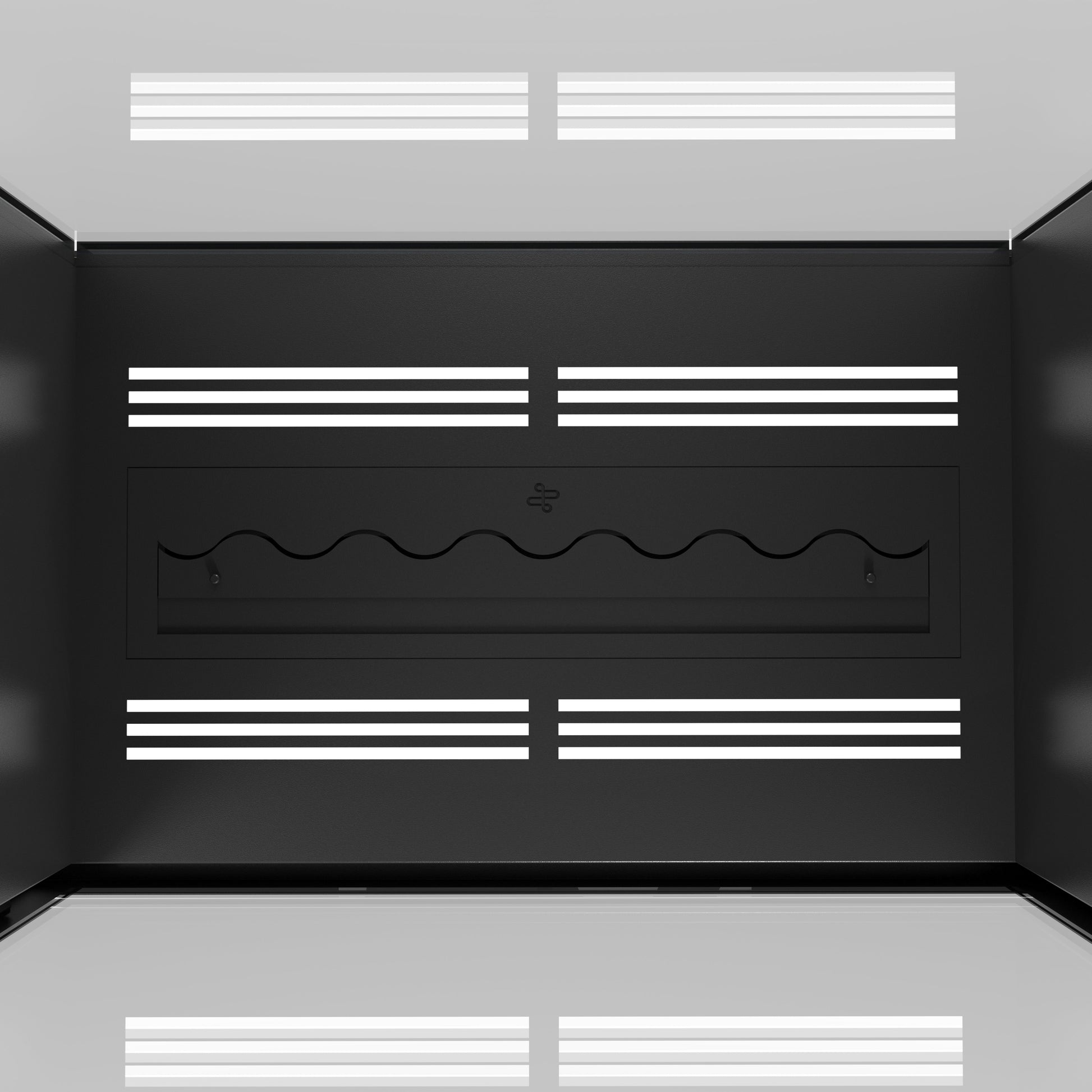 Fame Vertical See-Through Fireplace Full Glass 90 x 140 cm