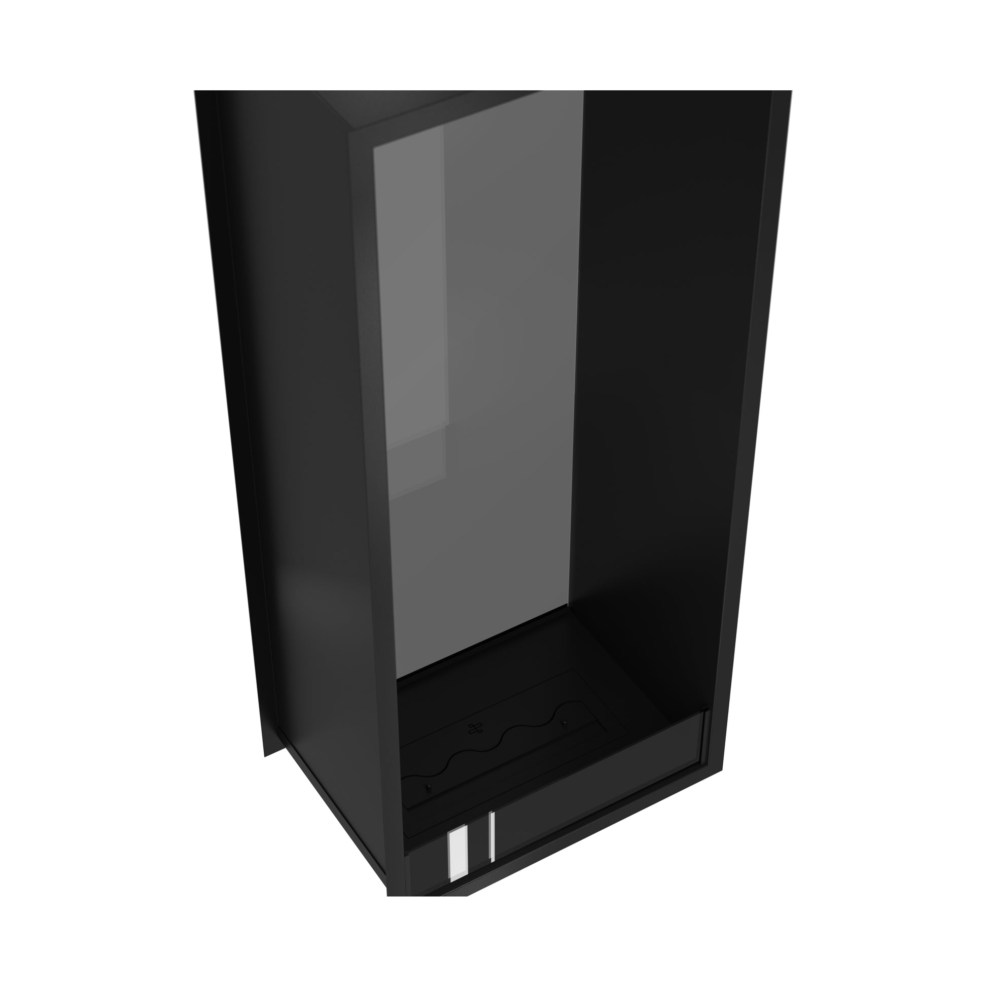 Fame Vertical See-Through Fireplace Single Full Glass 60 x 140 cm