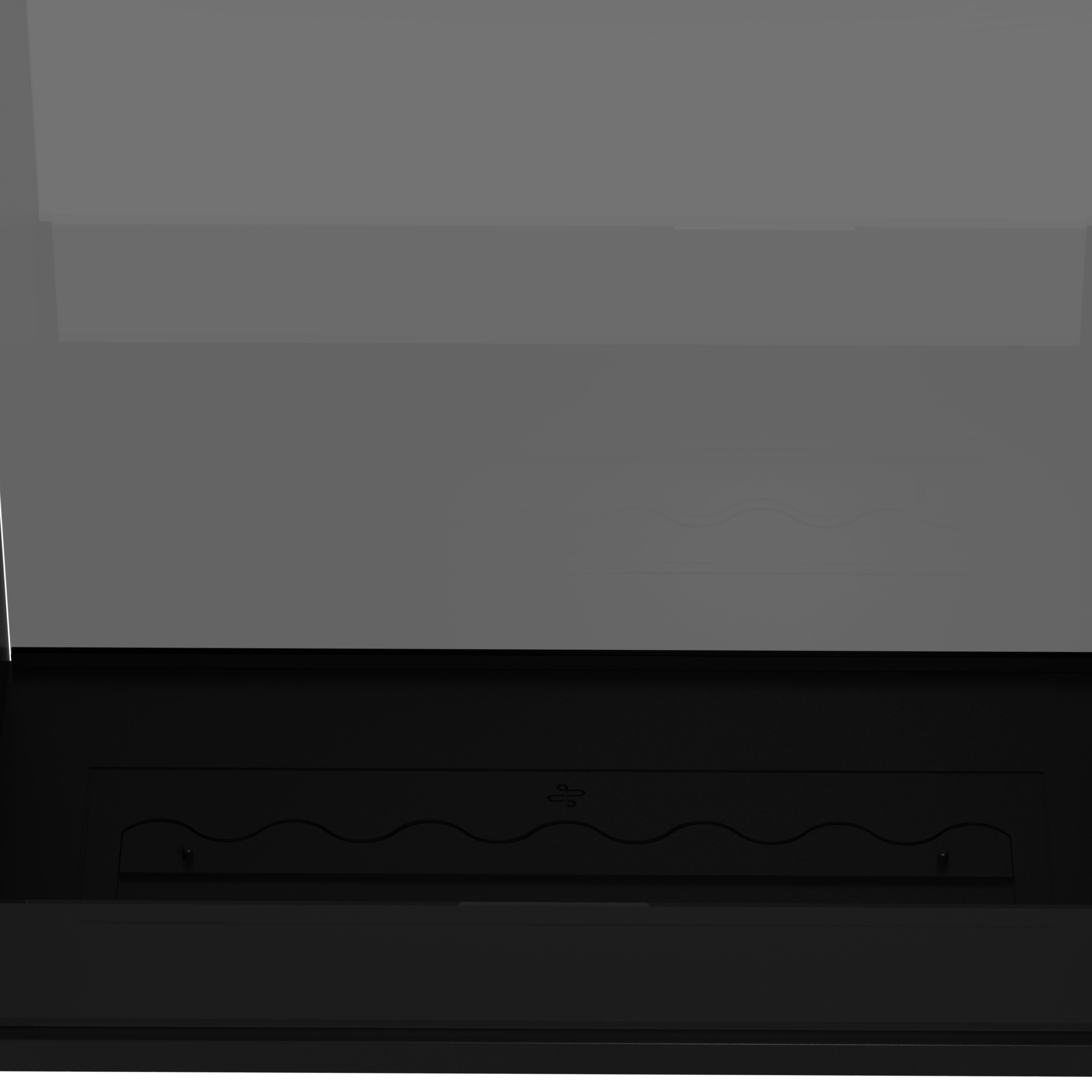 Image of Fame Vertical See-Through Fireplace Single Full Glass 100 x 140 cm