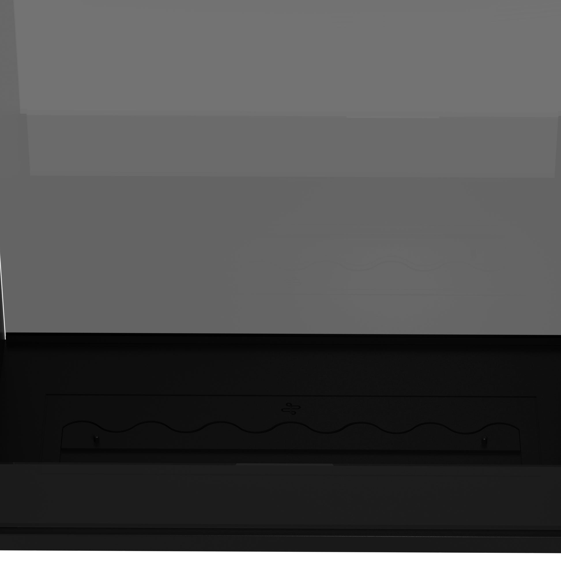 Fame Vertical See-Through Fireplace Single Full Glass 100 x 140 cm