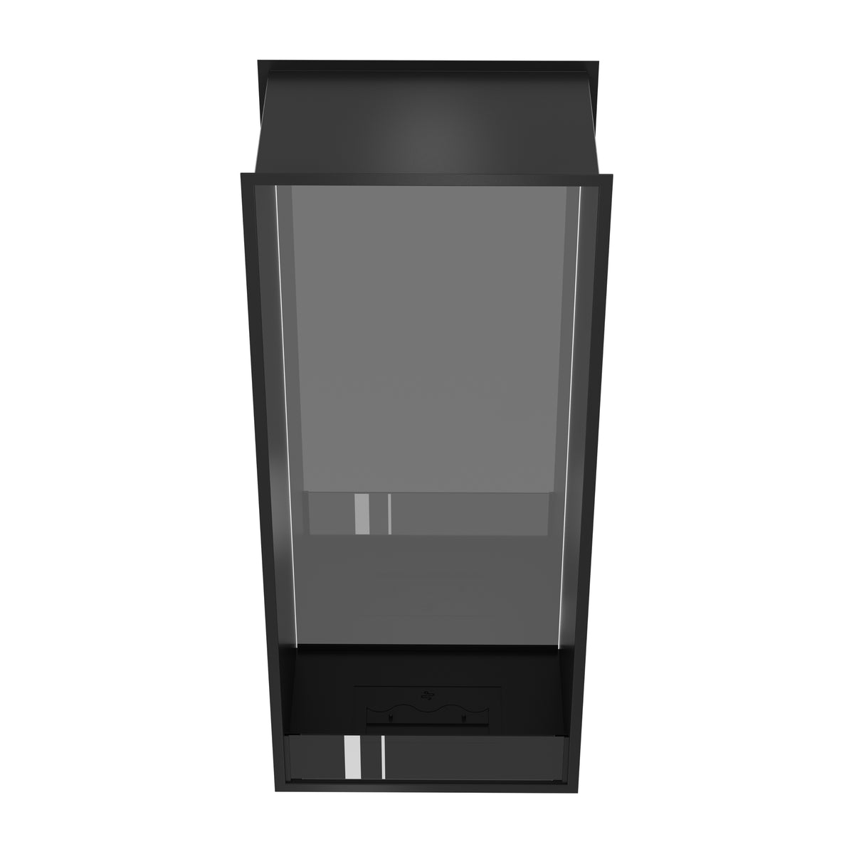 Fame Vertical See-Through Fireplace Single Full Glass 60 x 200 cm