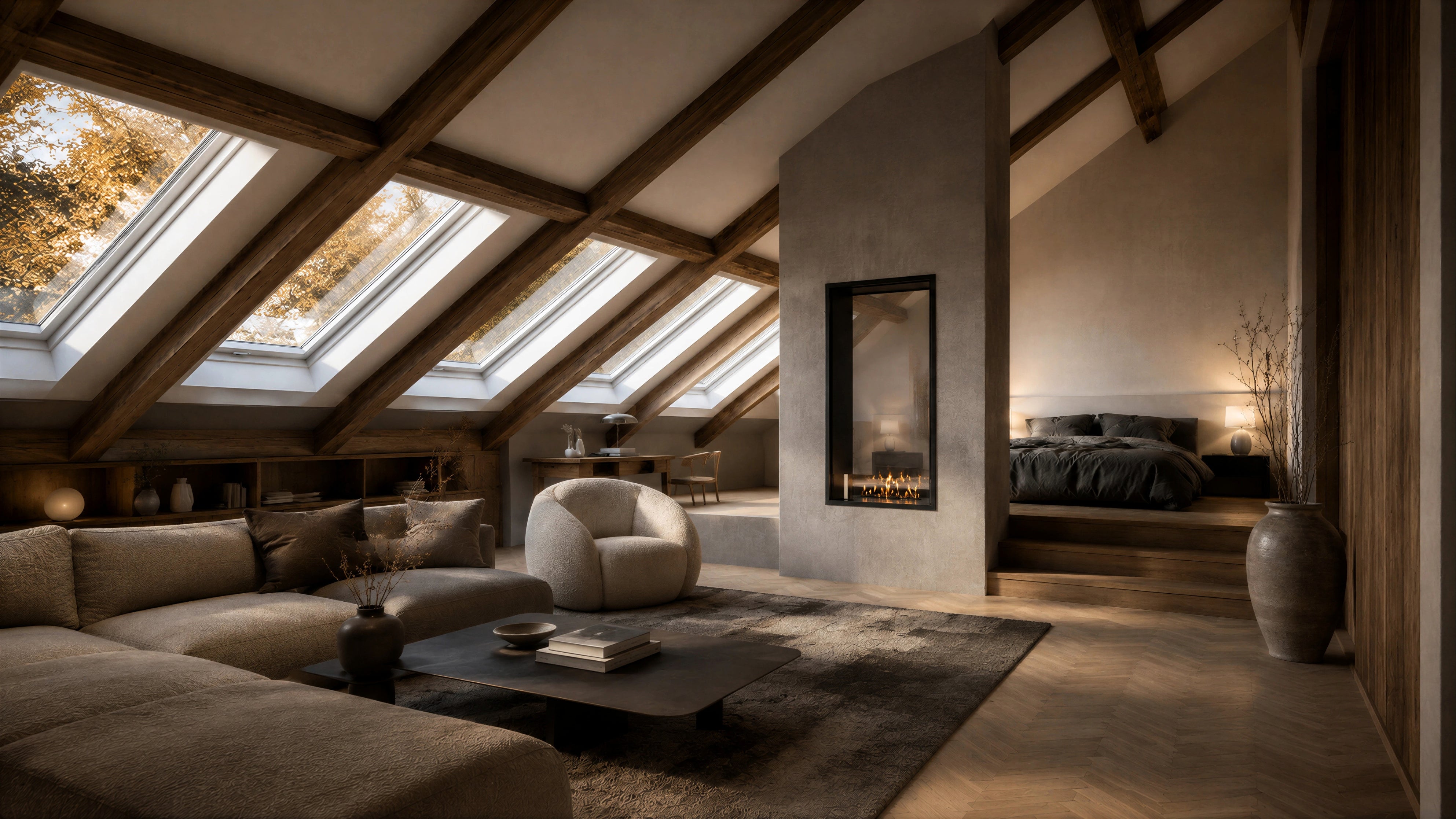 Image of Fame Vertical See-Through Fireplace Single Full Glass 70 x 200 cm
