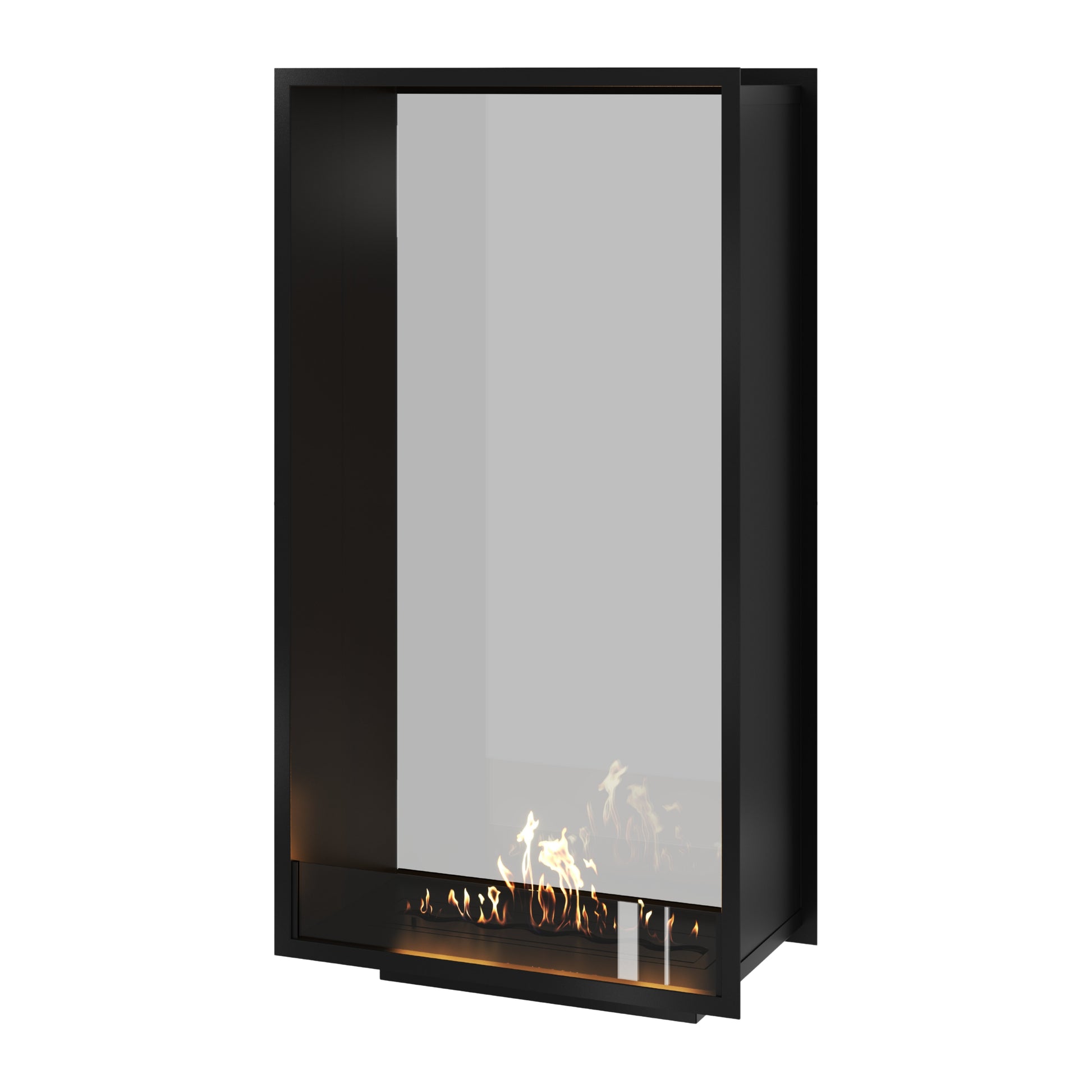 Fame Vertical See-Through Fireplace Single Full Glass 80 x 180 cm