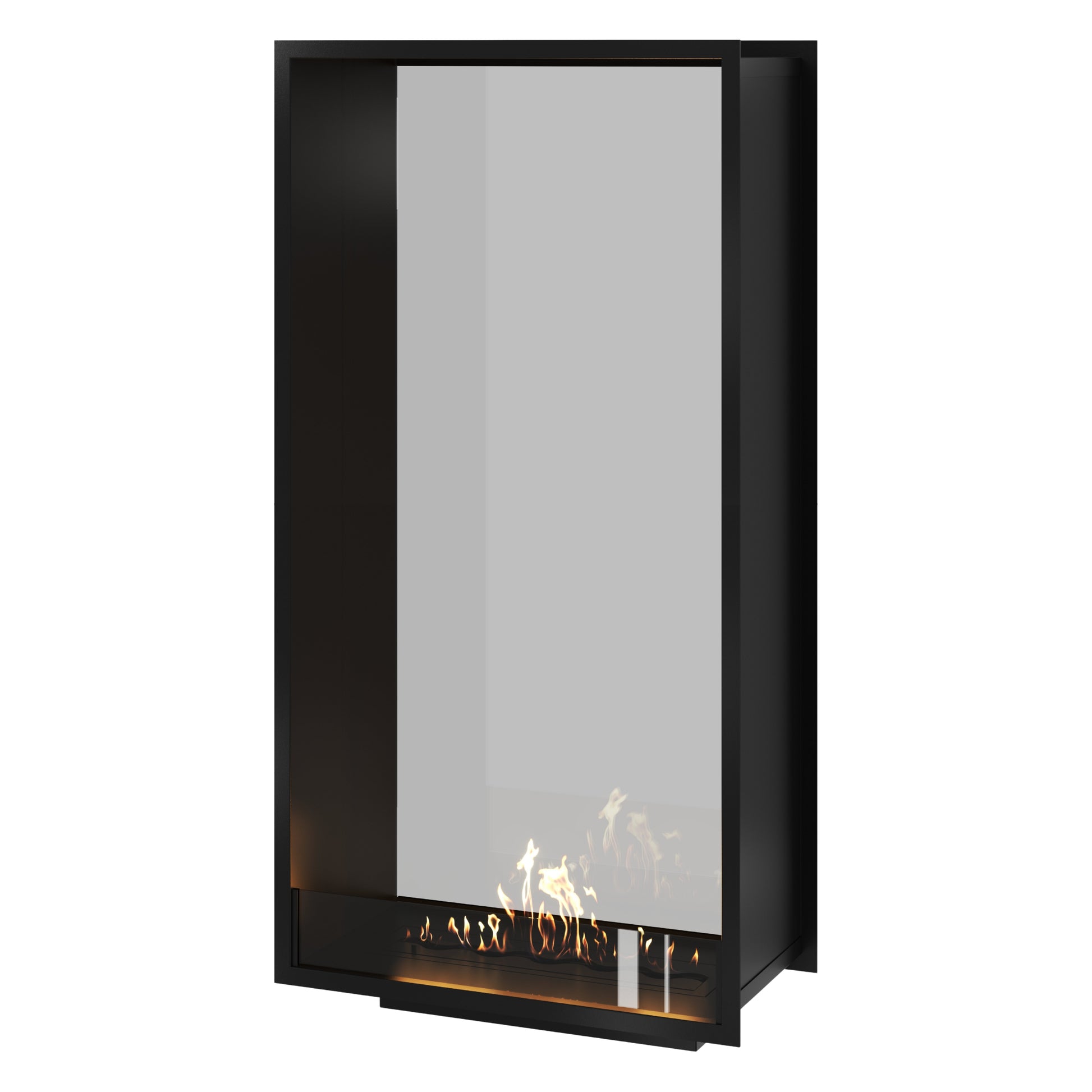 Fame Vertical See-Through Fireplace Single Full Glass 80 x 200 cm