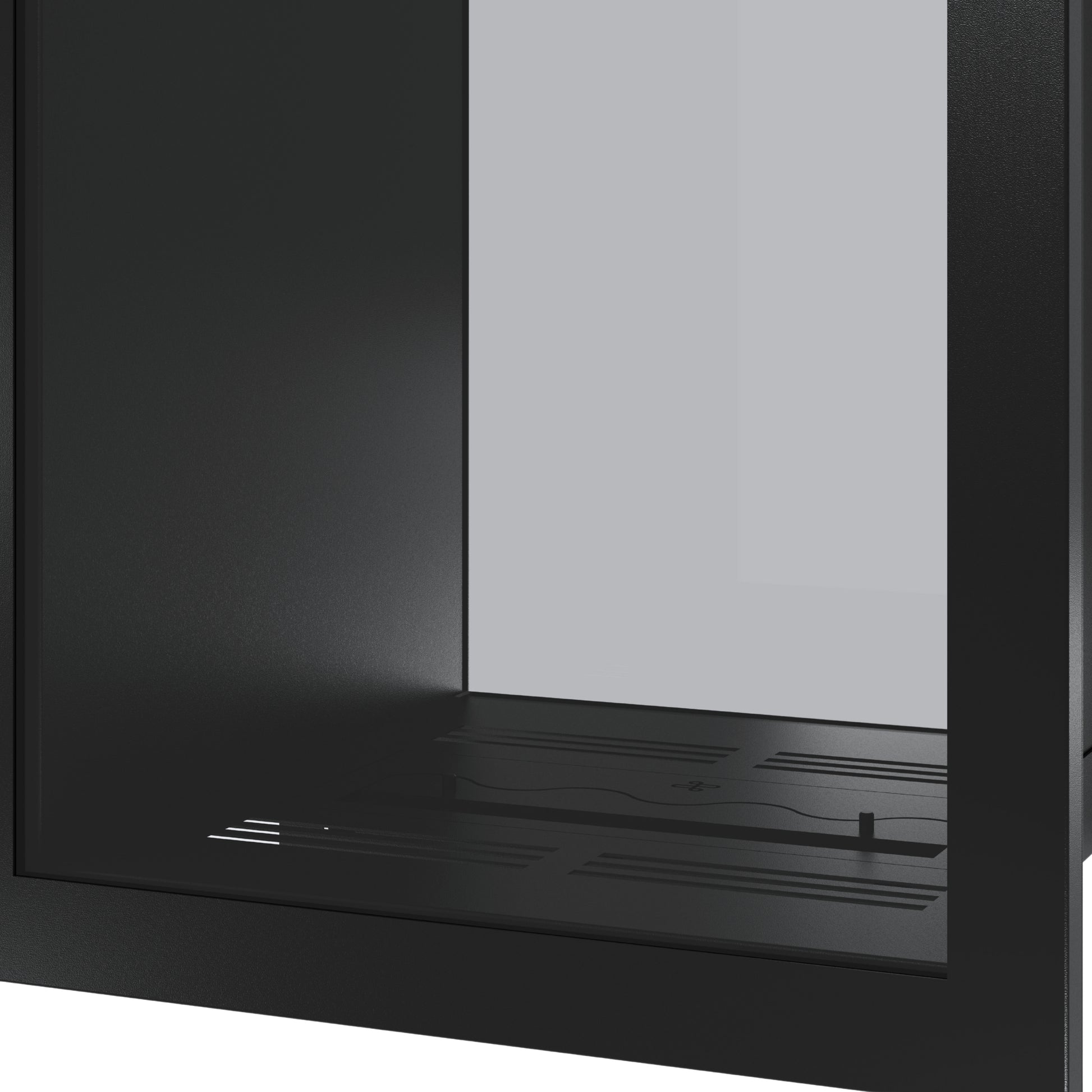 Fame Vertical See-Through Fireplace Full Glass 60 x 120 cm