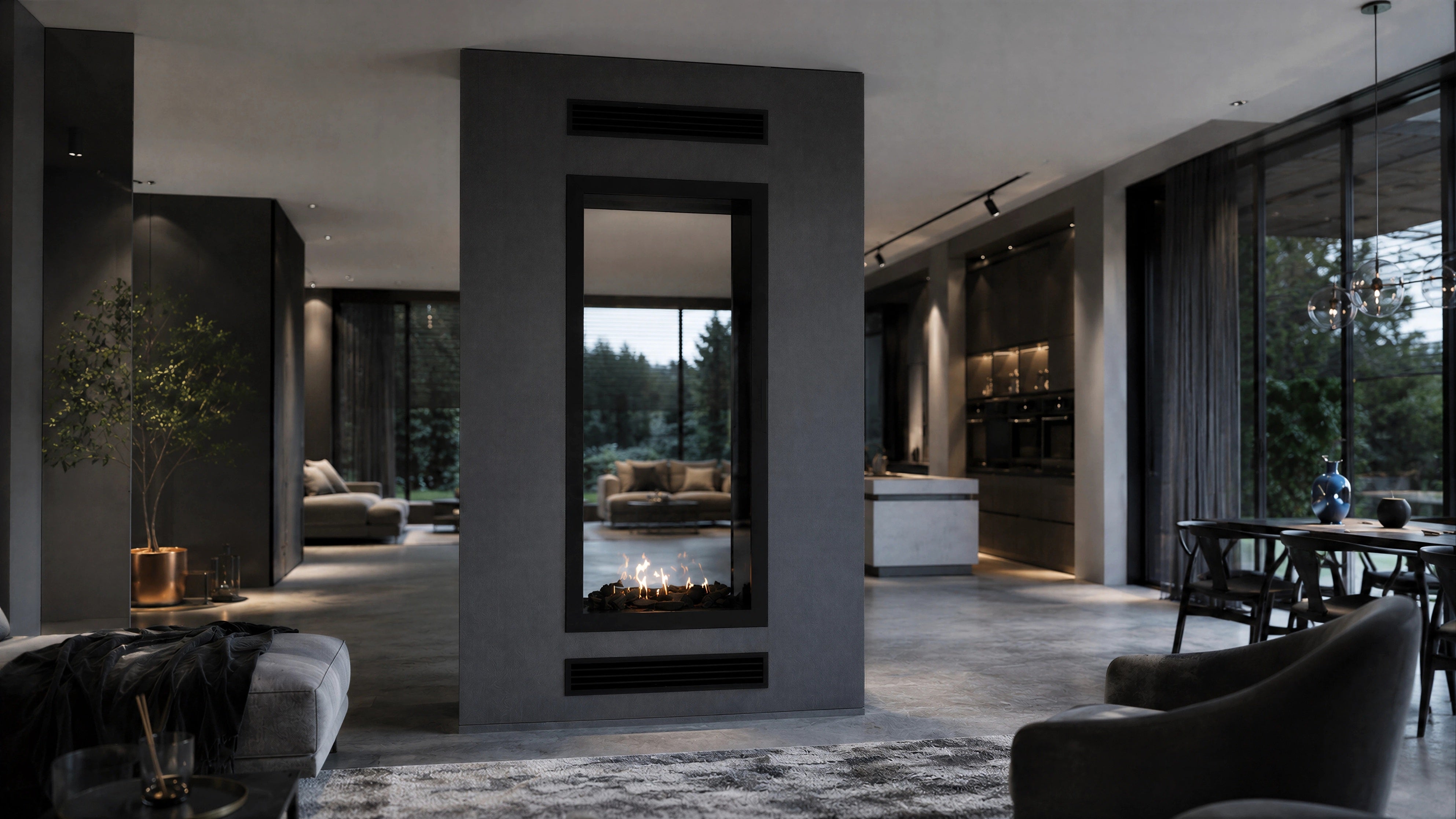 Bio ethanol fireplaces without a flue or chimney - Wild Flame