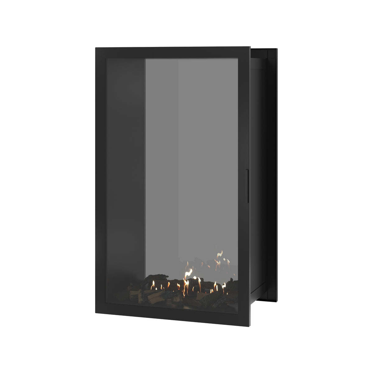 Fame Vertical See-Through Fireplace Full Glass 80 x 120 cm