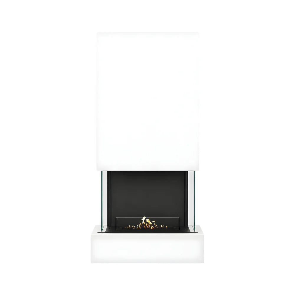 Image of Holly Wall Mounting Fireplace White H180 cm