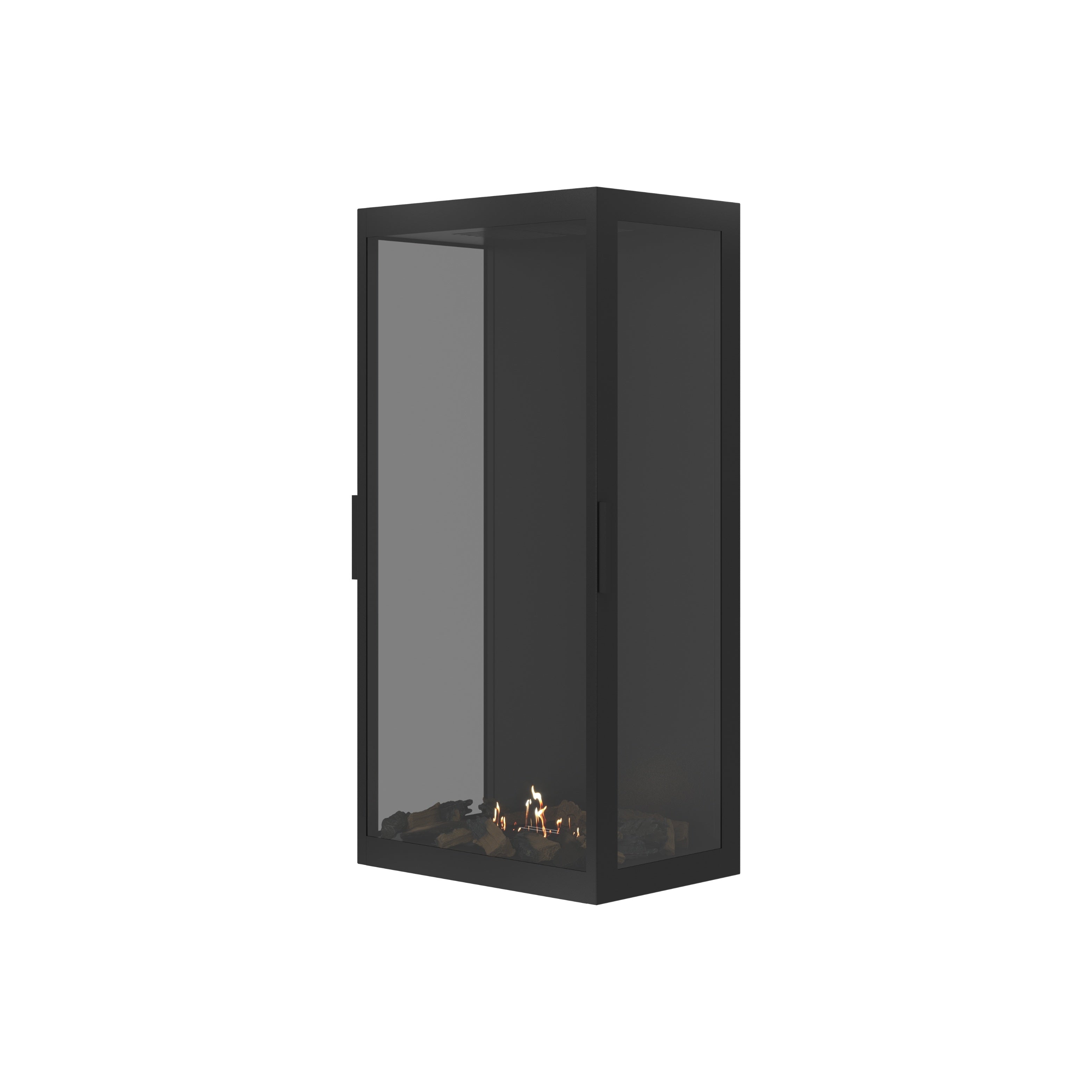 Image of Made Three-Sided Vertical Roomdivider Full Glass 60 x 100 cm