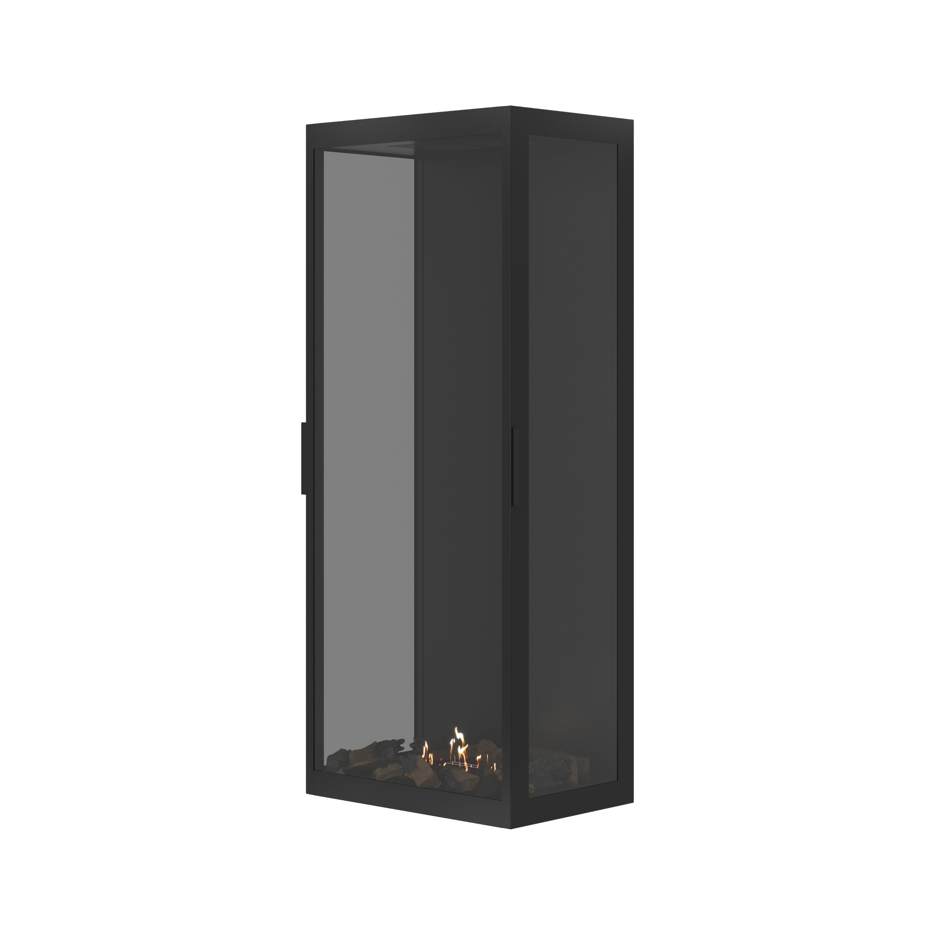 Image of Made Three-Sided Vertical Roomdivider Full Glass 60 x 140 cm