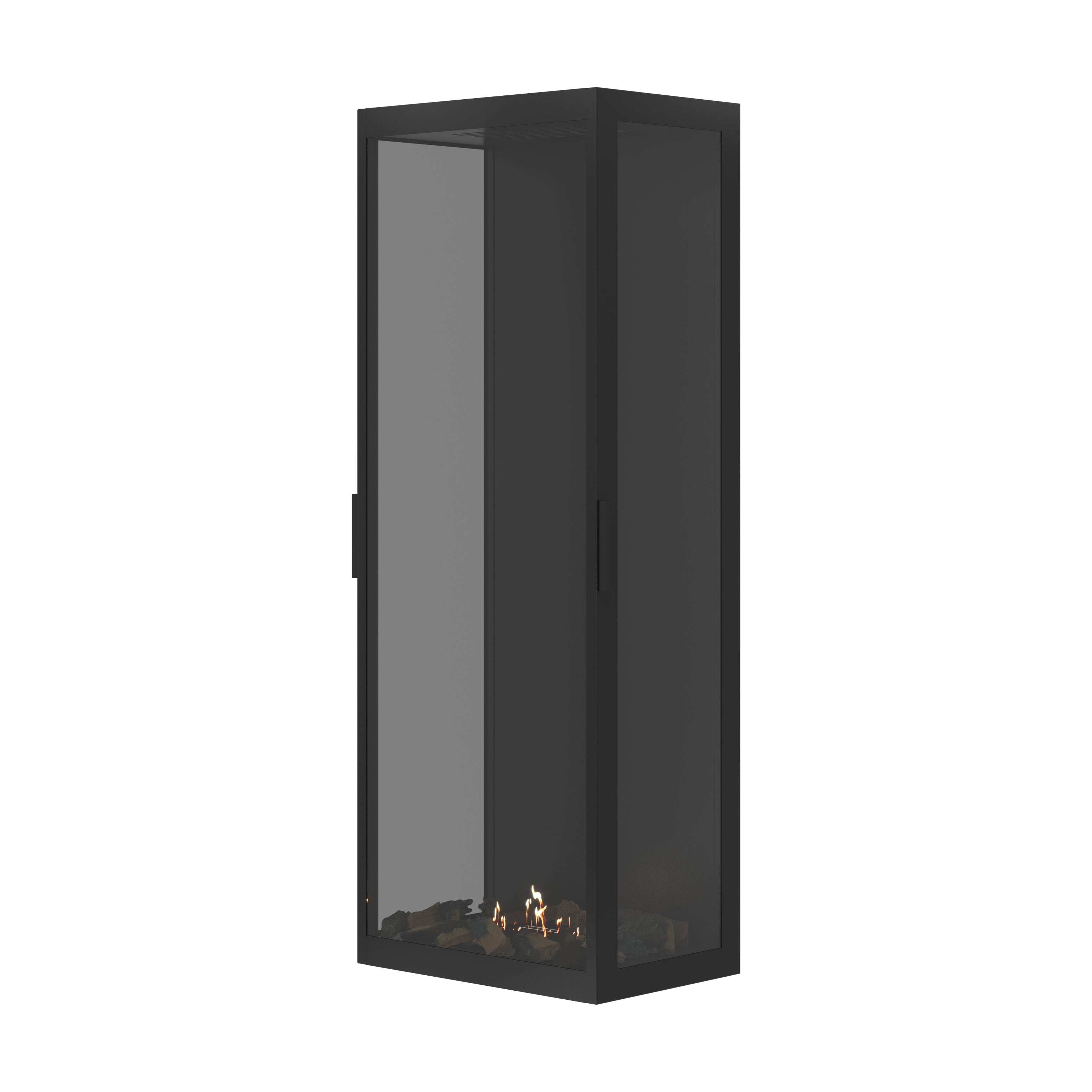 Image of Made Three-Sided Vertical Roomdivider Full Glass 60 x 160 cm