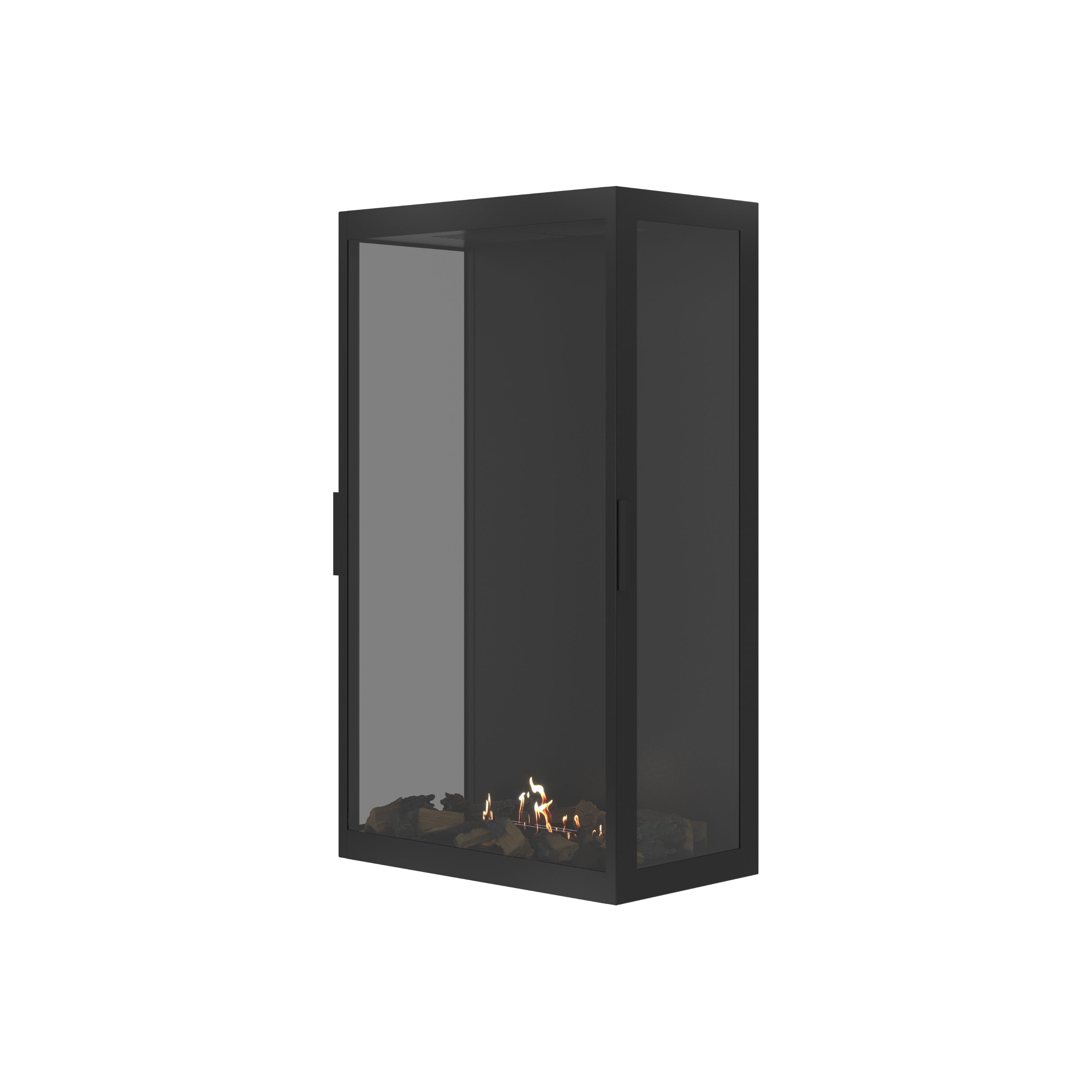 Image of Made Three-Sided Vertical Roomdivider Full Glass 70 x 100 cm