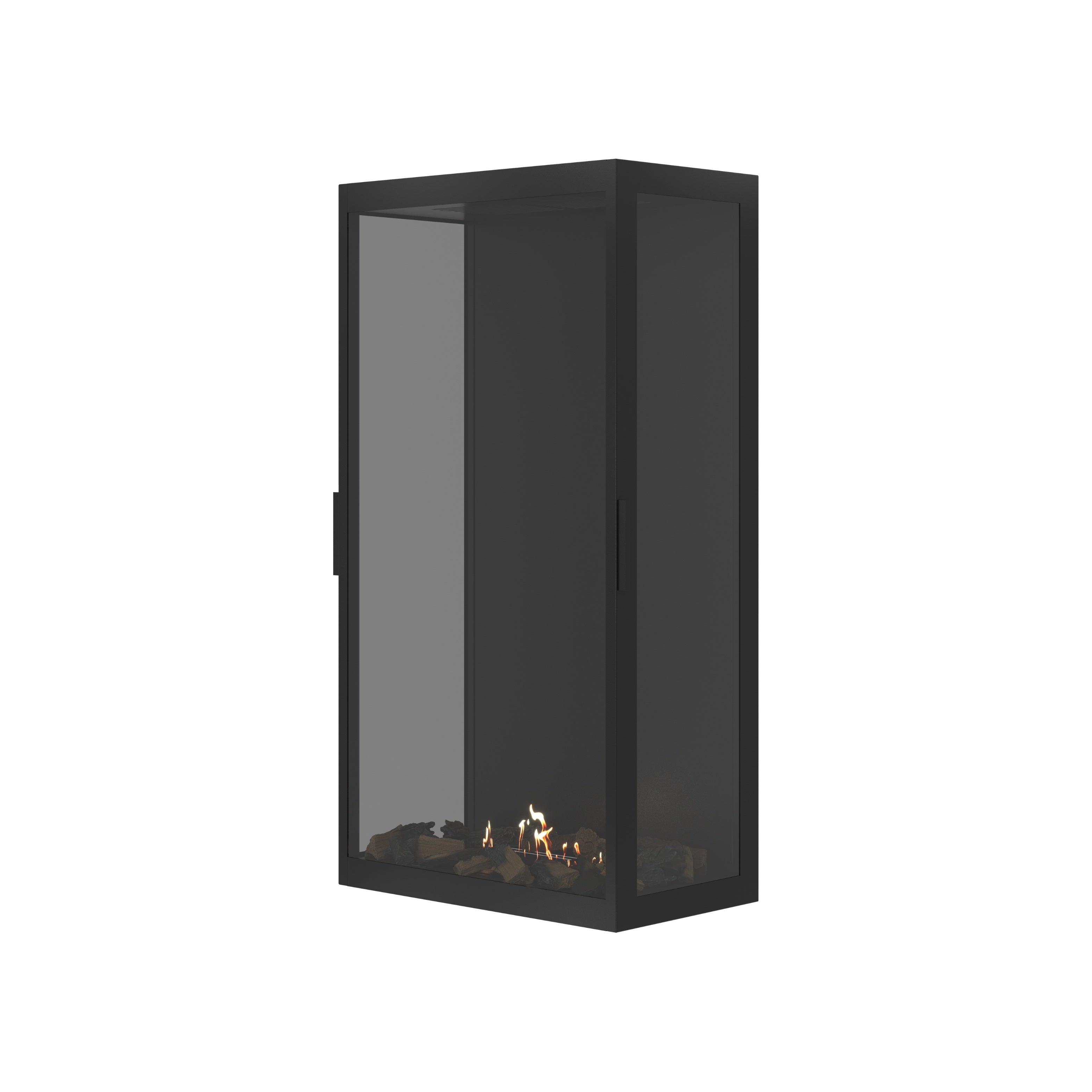 Image of Made Three-Sided Vertical Roomdivider Full Glass 70 x 120 cm