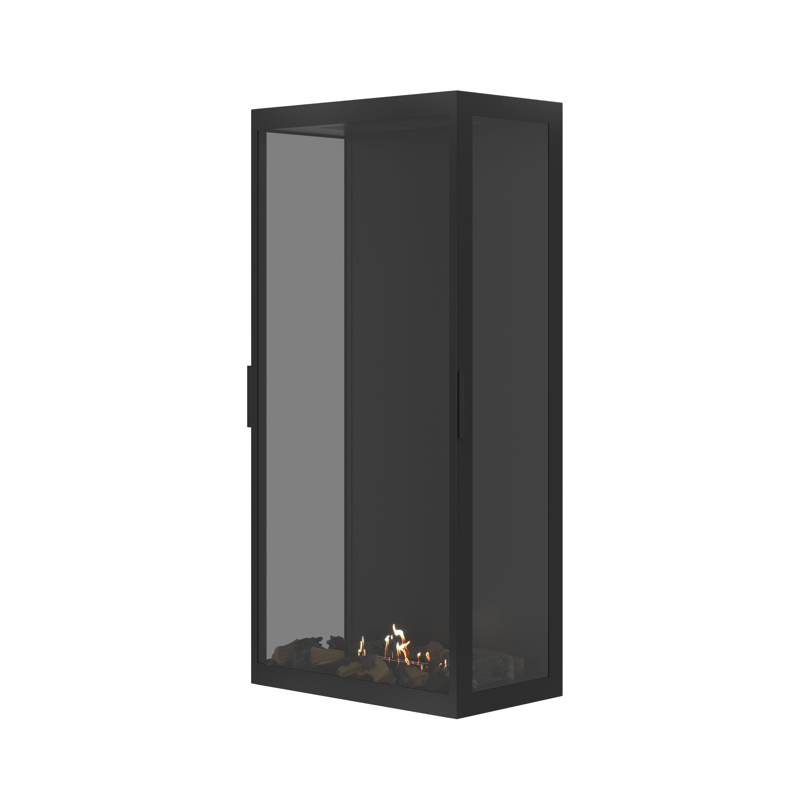 Image of Made Three-Sided Vertical Roomdivider Full Glass 70 x 140 cm