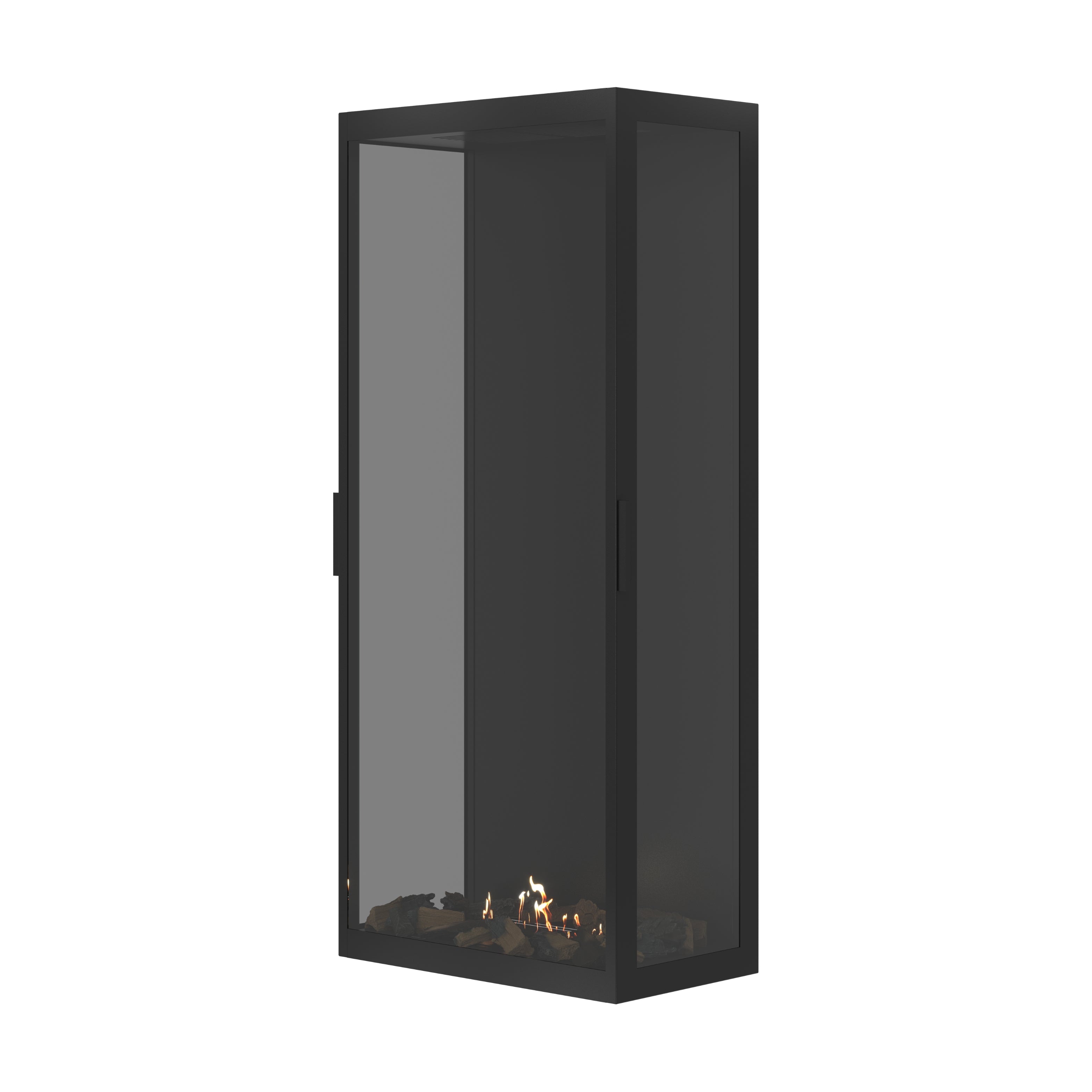 Image of Made Three-Sided Vertical Roomdivider Full Glass 70 x 160 cm
