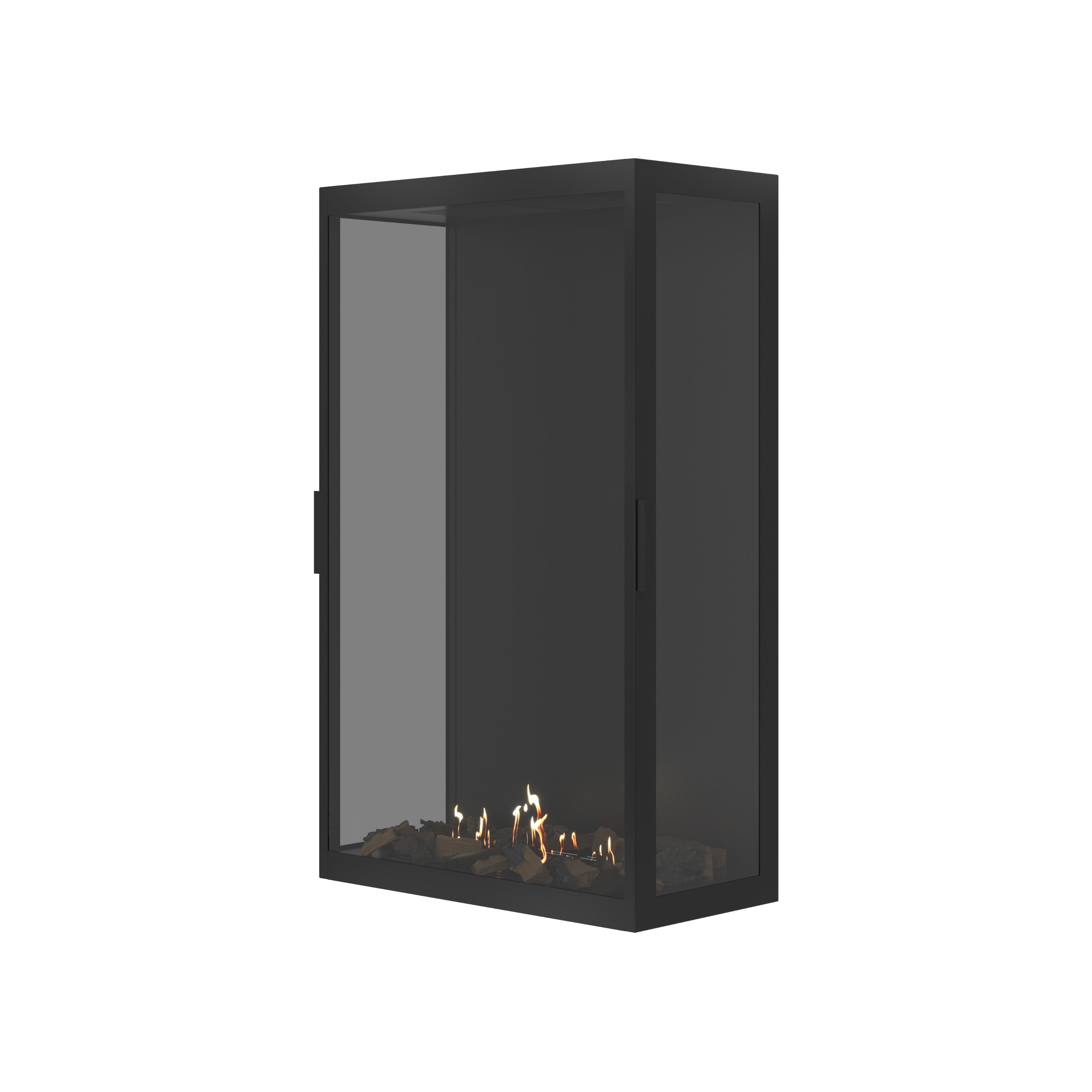 Image of Made Three-Sided Vertical Roomdivider Full Glass 80 x 120 cm