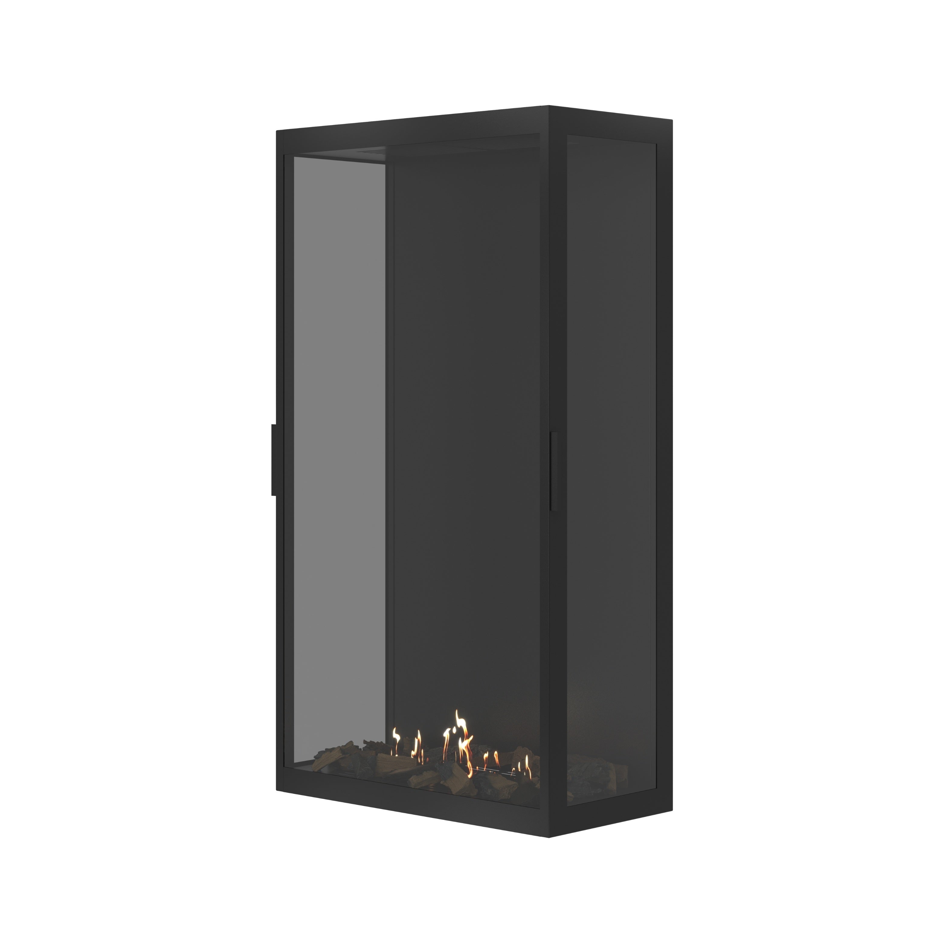 Image of Made Three-Sided Vertical Roomdivider Full Glass 80 x 140 cm