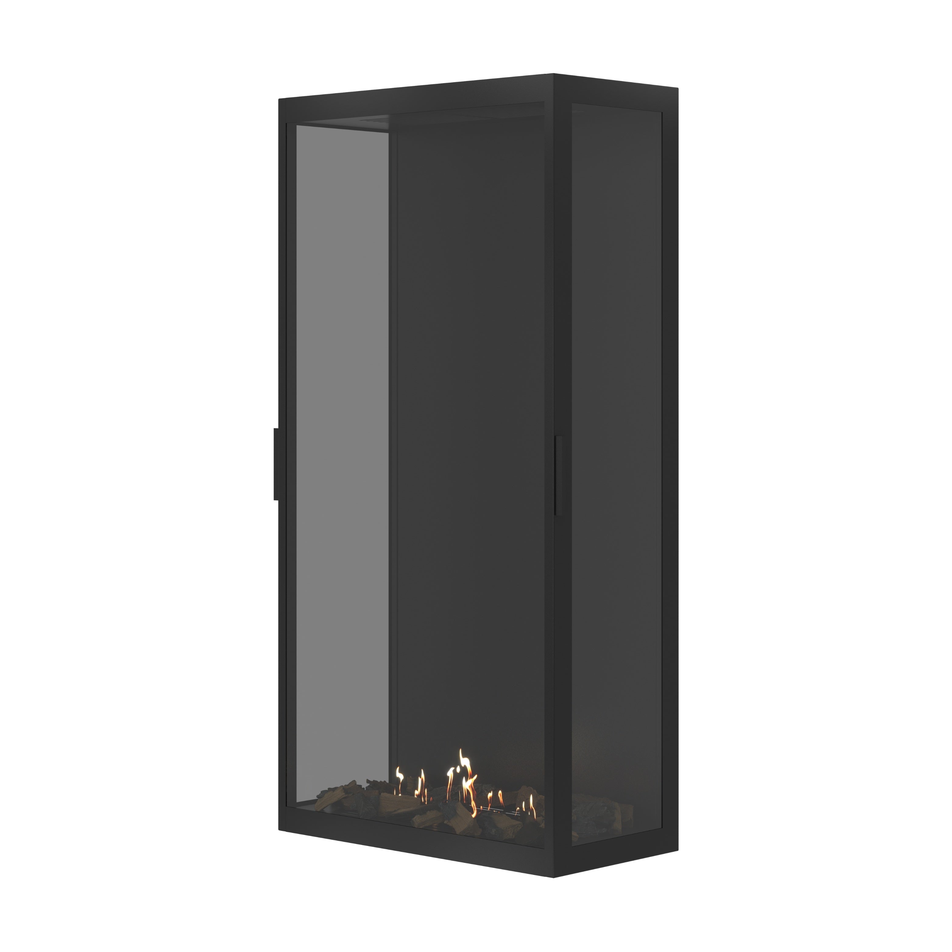 Image of Made Three-Sided Vertical Roomdivider Full Glass 80 x 160 cm
