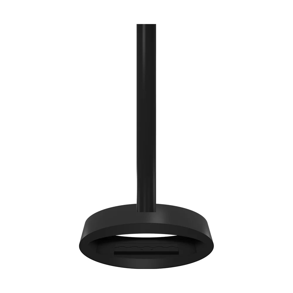 Ova Tube Black See-through Ceiling Fireplace 100 cm