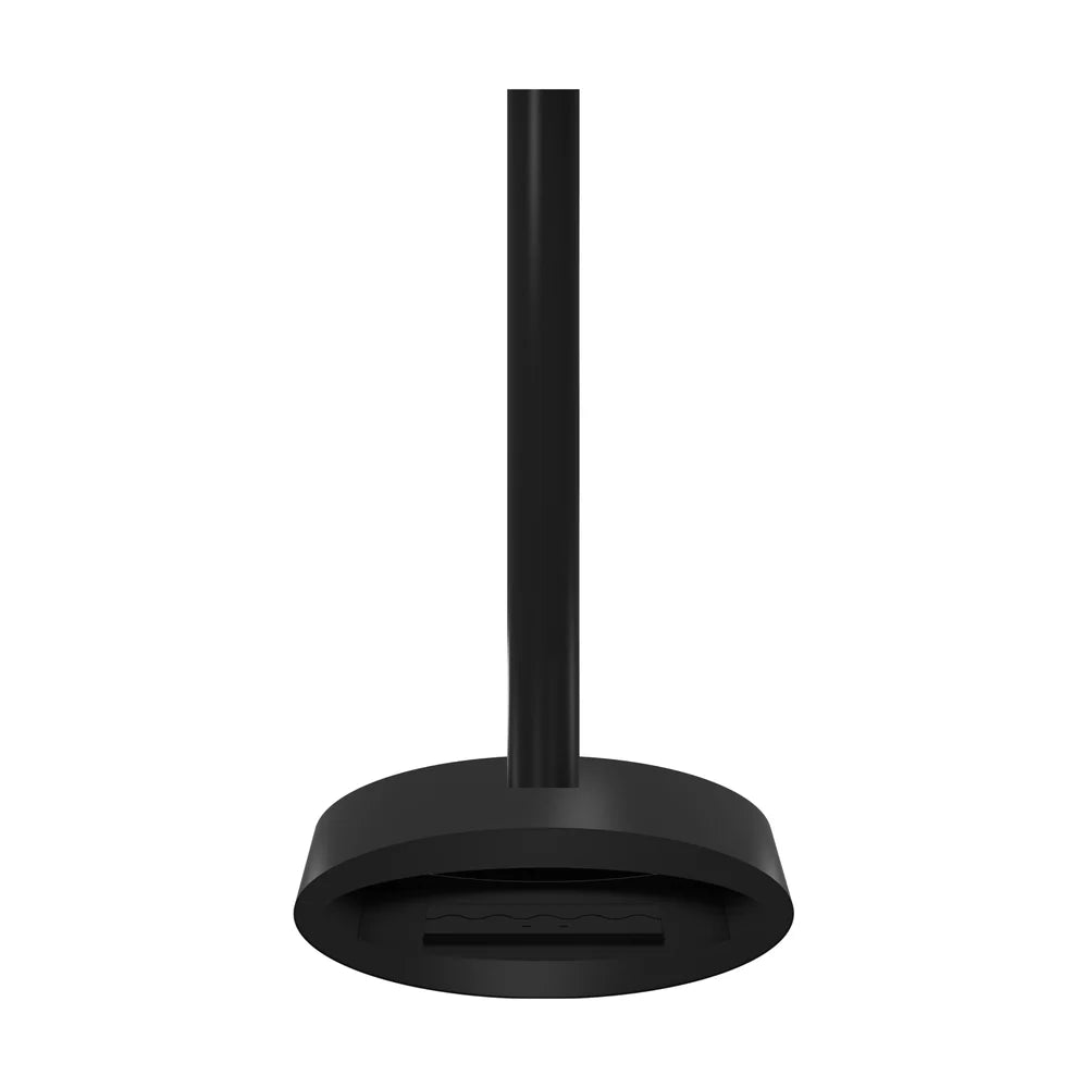 Image of Ova Tube Closed Black Ceiling Fireplace 100 cm