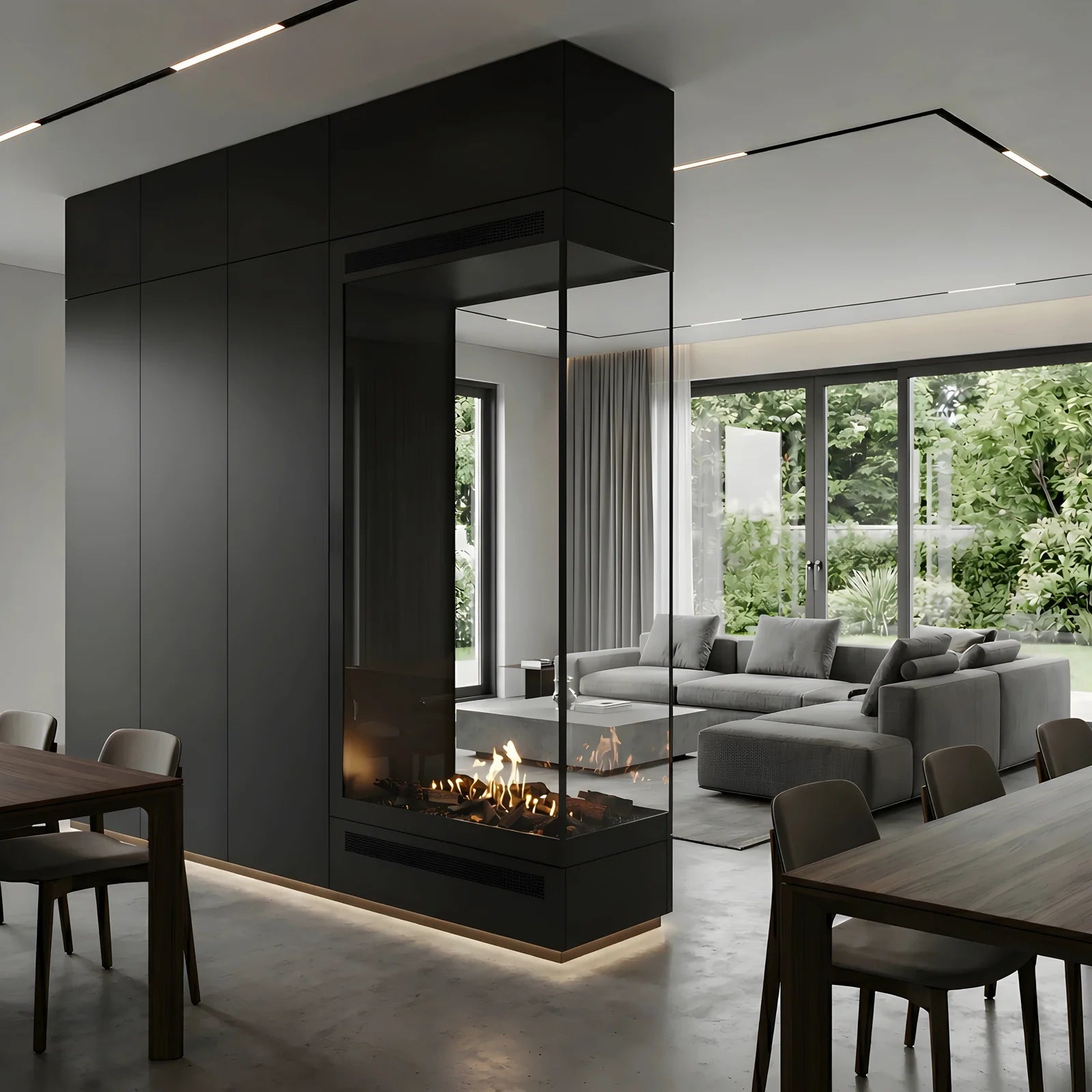 Bio ethanol fireplaces without a flue or chimney - Wild Flame