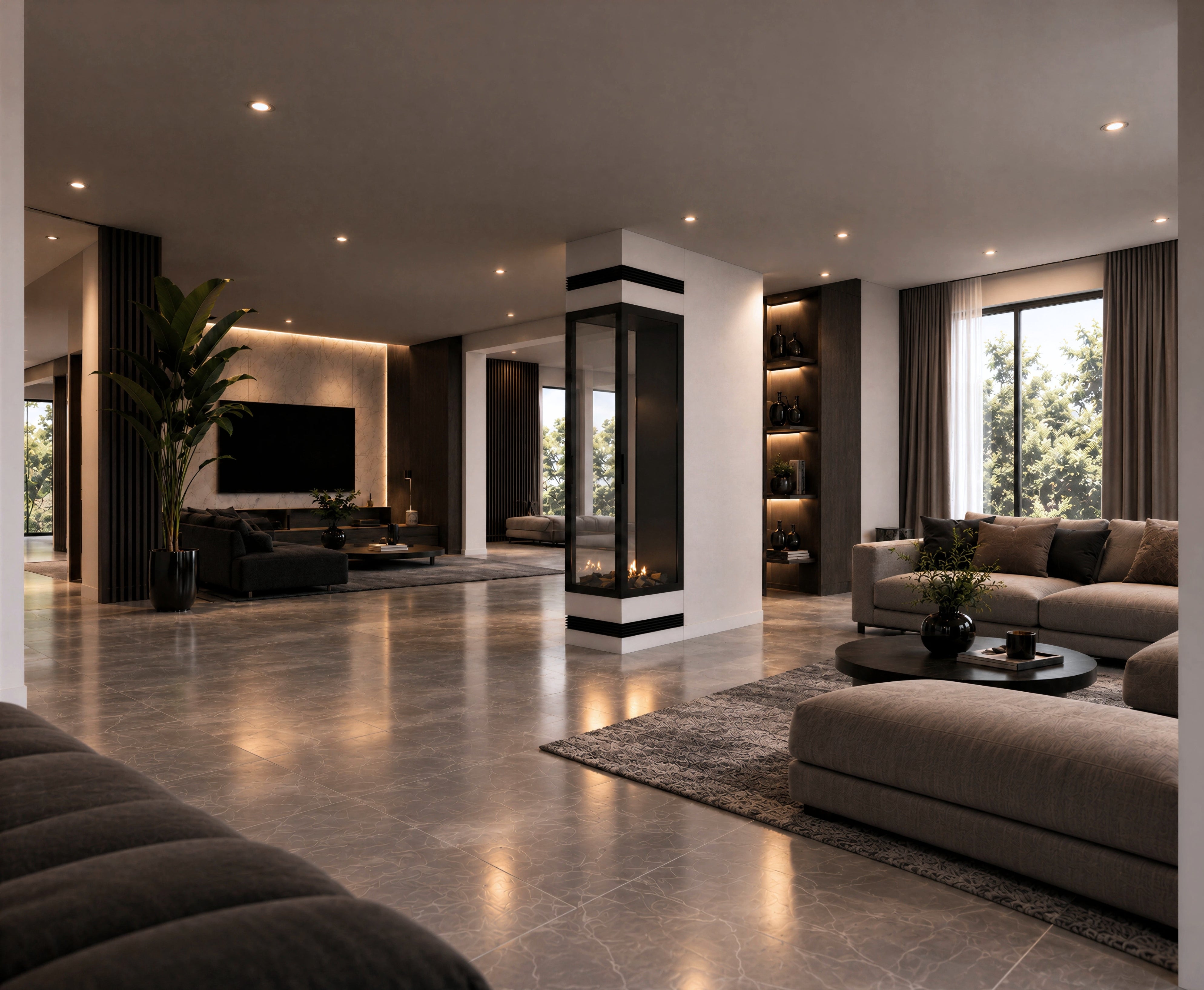 Image of Saint Roomdivider with Full Glass 60 x 120 cm