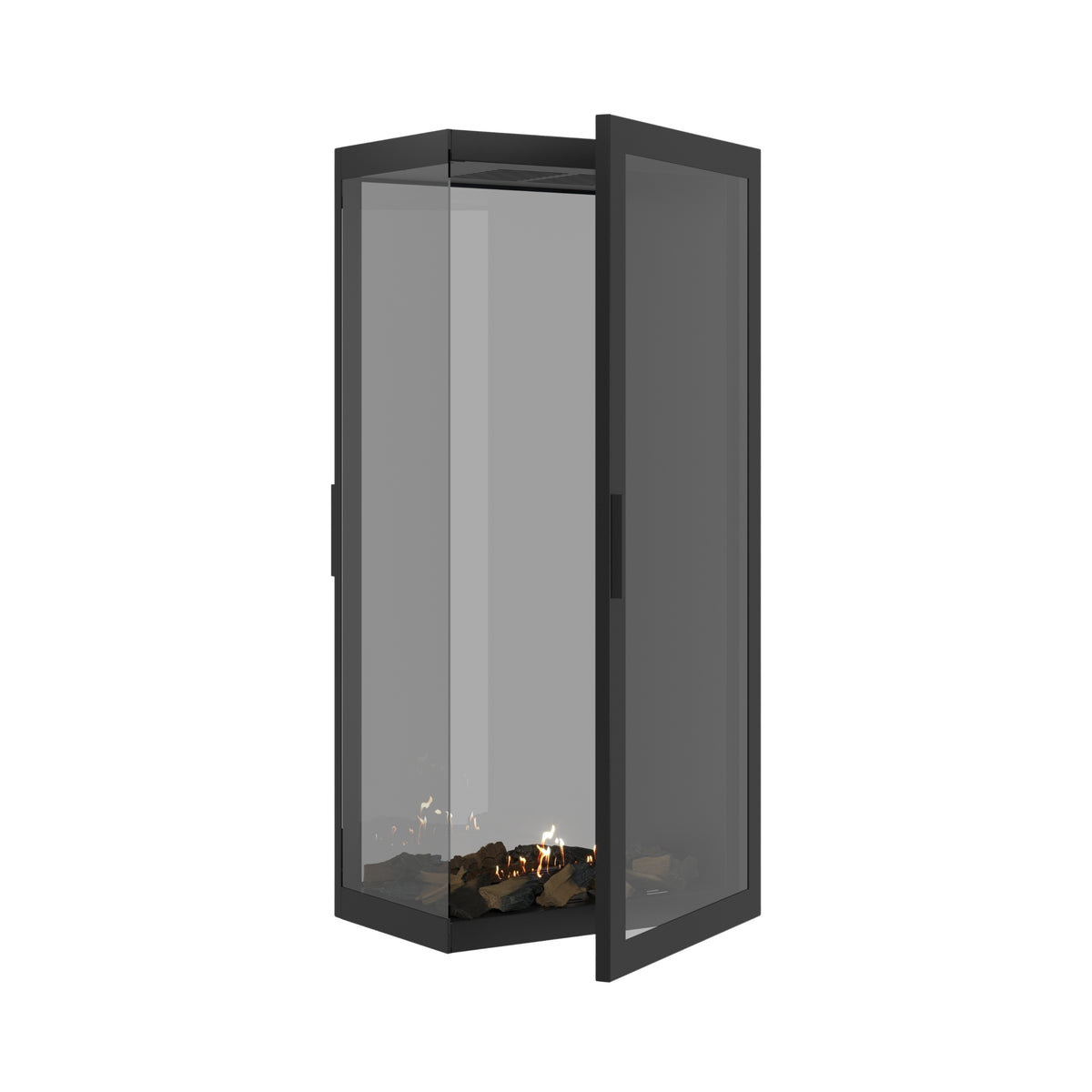 Saint Roomdivider with Full Glass 60 x 140 cm