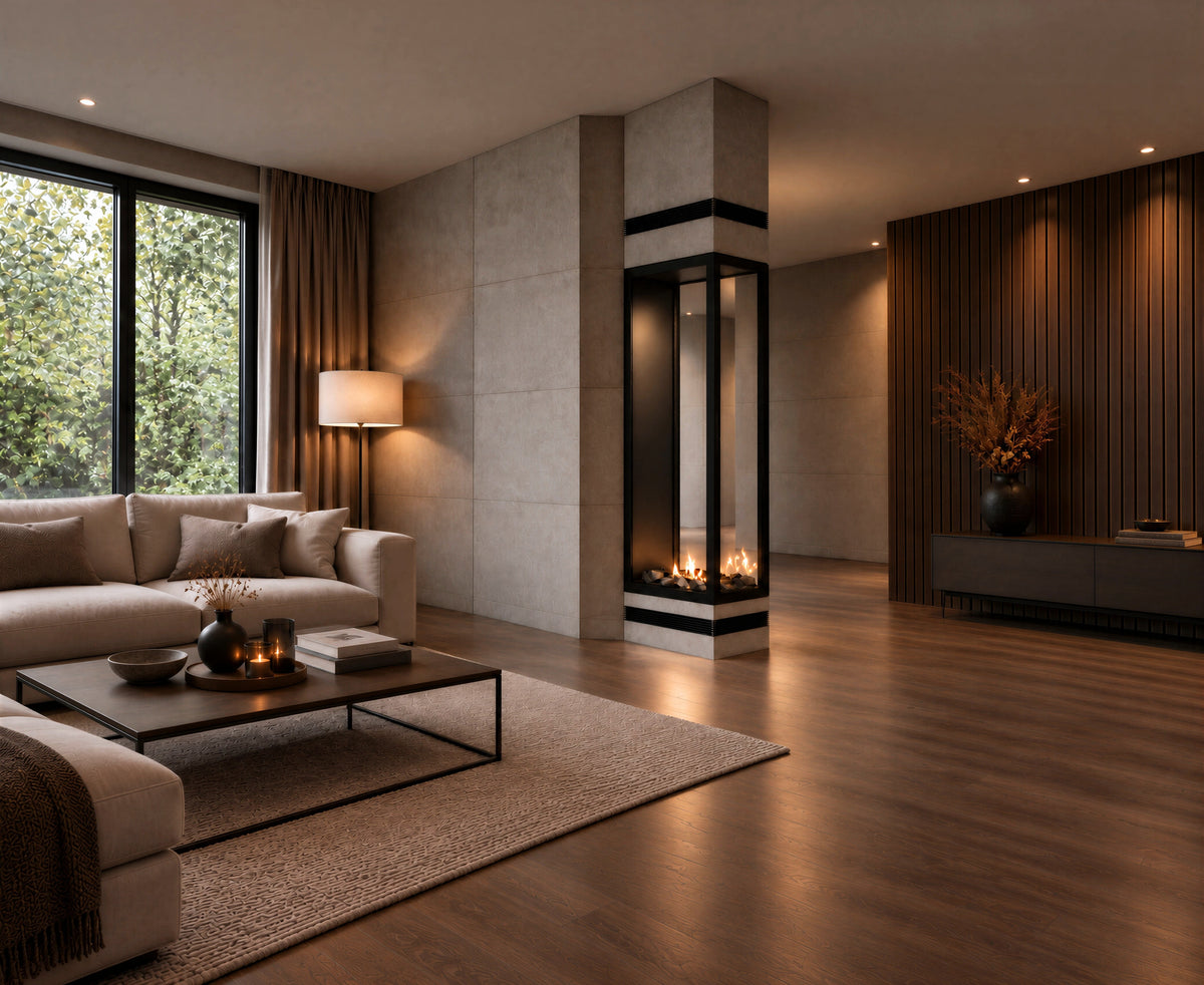 Saint Roomdivider with Full Glass 60 x 160 cm