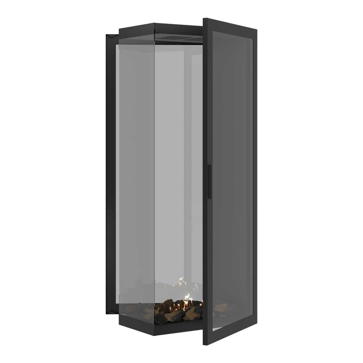 Saint Roomdivider with Full Glass 60 x 180 cm