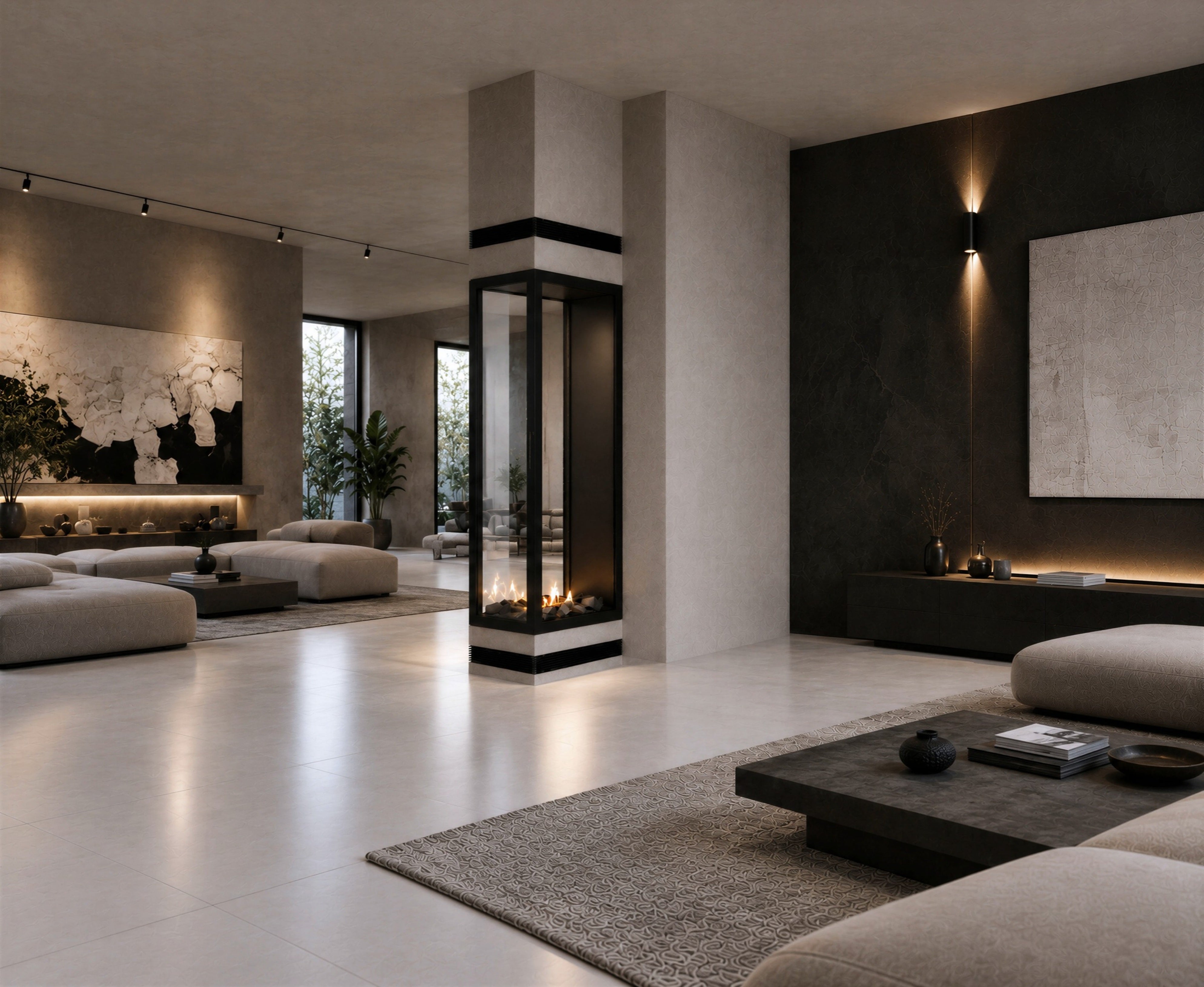Image of Saint Roomdivider with Full Glass 60 x 180 cm