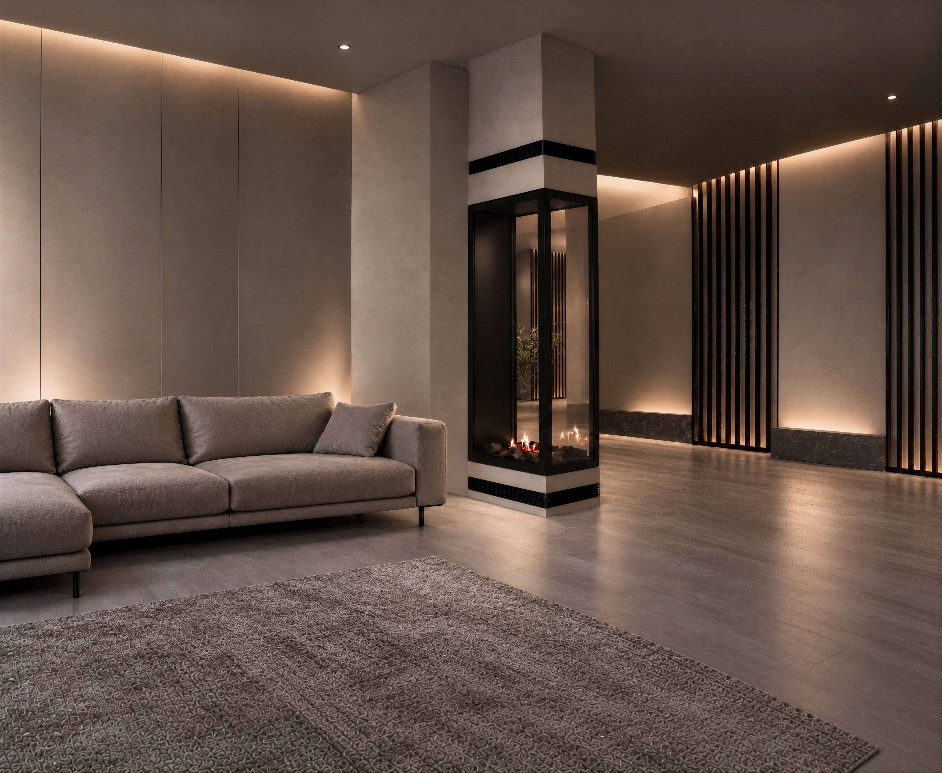 Image of Saint Roomdivider with Full Glass 60 x 200 cm