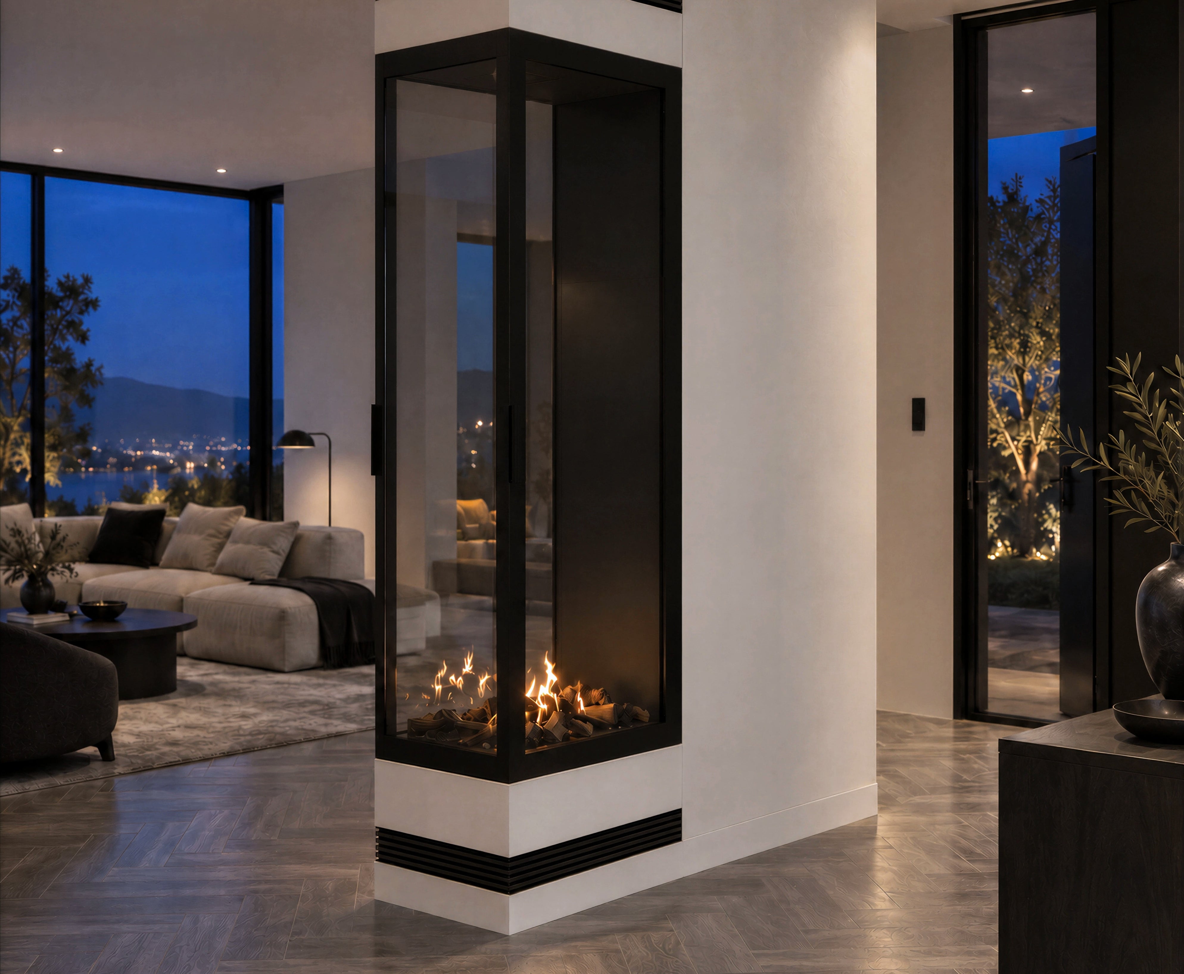 Bio ethanol fireplaces without a flue or chimney - Wild Flame