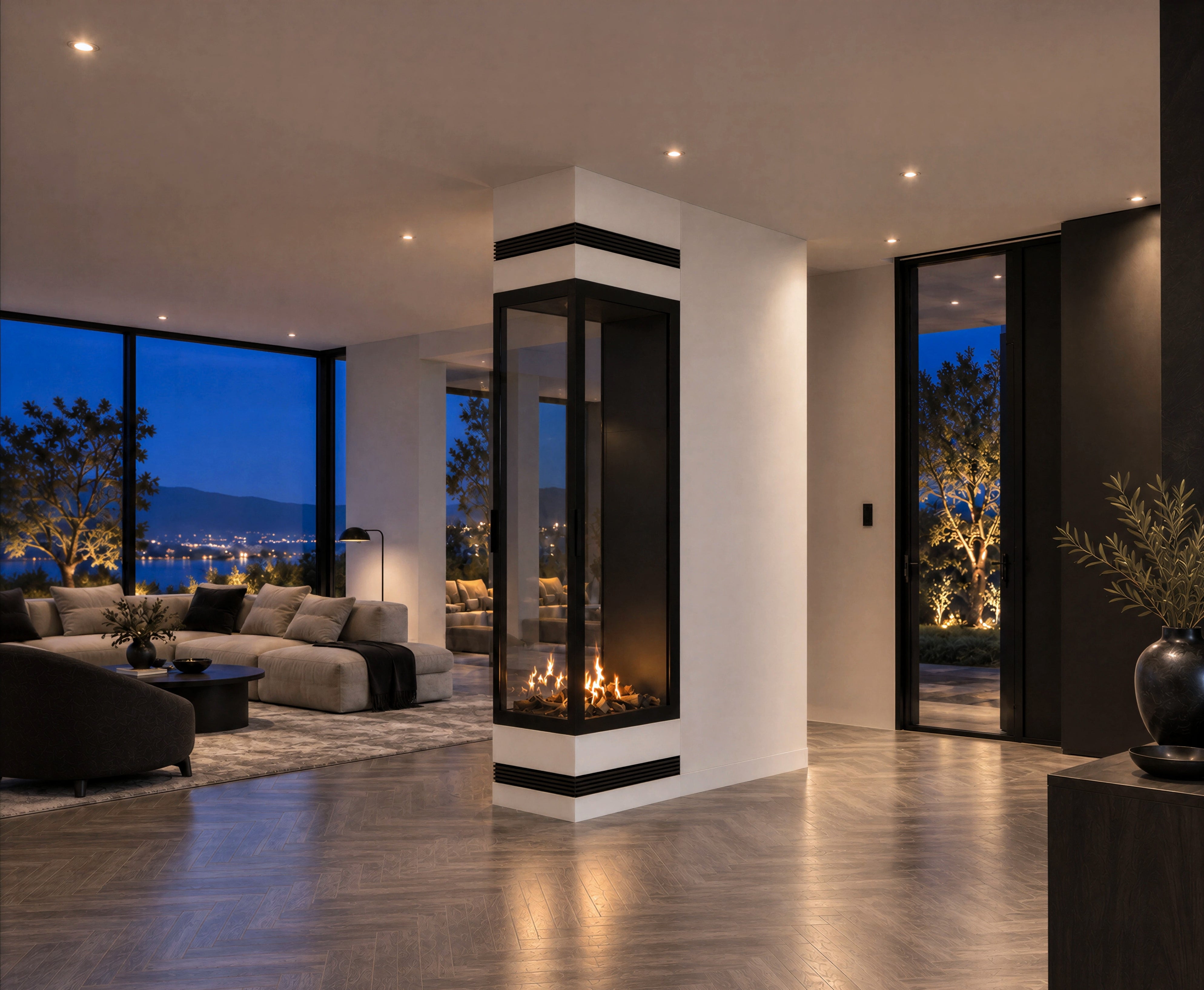 Image of Saint Roomdivider with Full Glass 70 x 100 cm