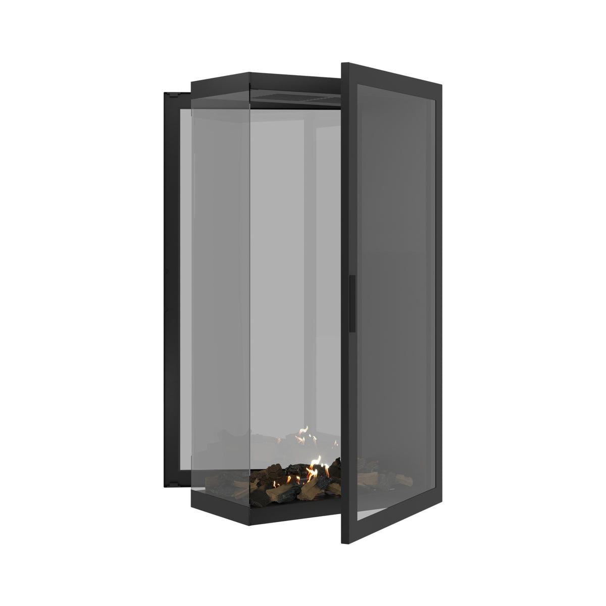 Saint Roomdivider with Full Glass 70 x 140 cm