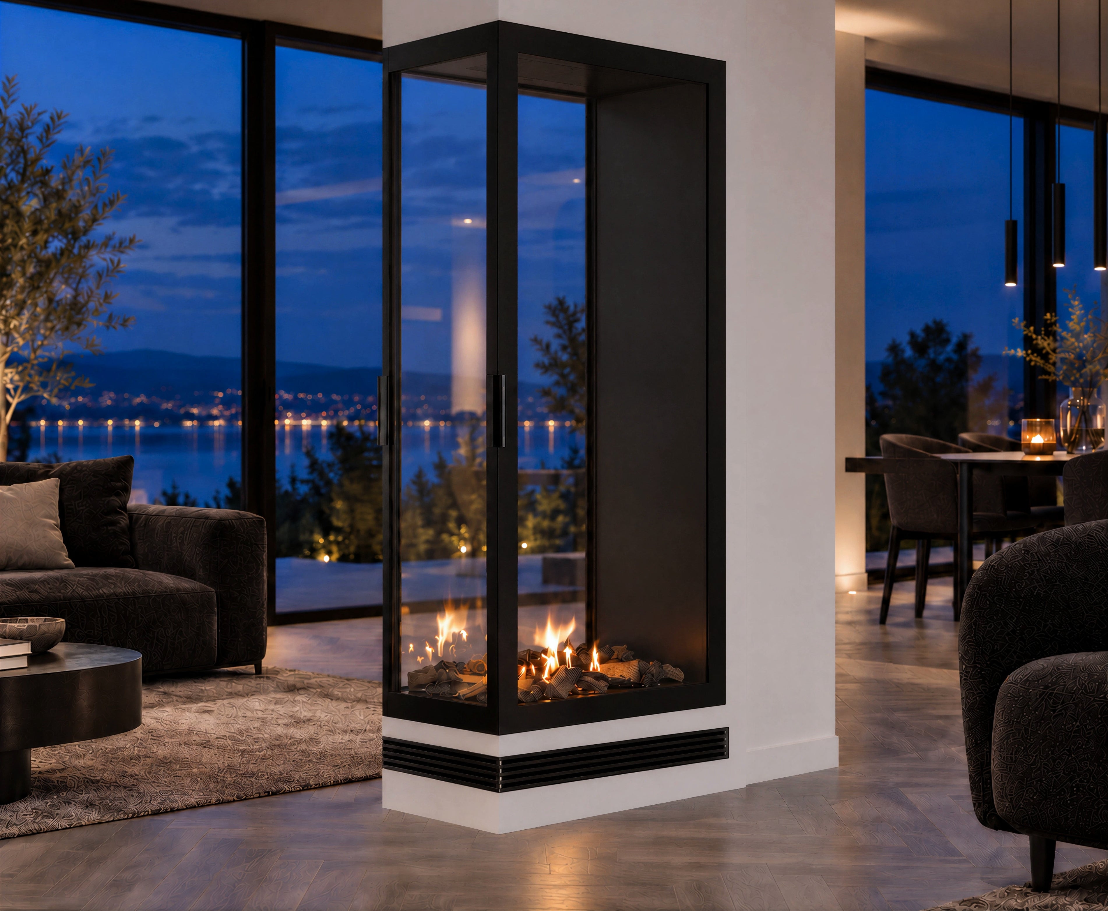 Bio ethanol fireplaces without a flue or chimney - Wild Flame