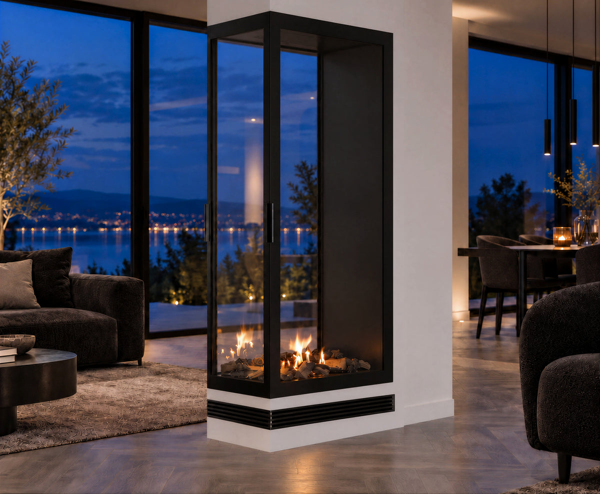 Saint Roomdivider with Full Glass 70 x 140 cm
