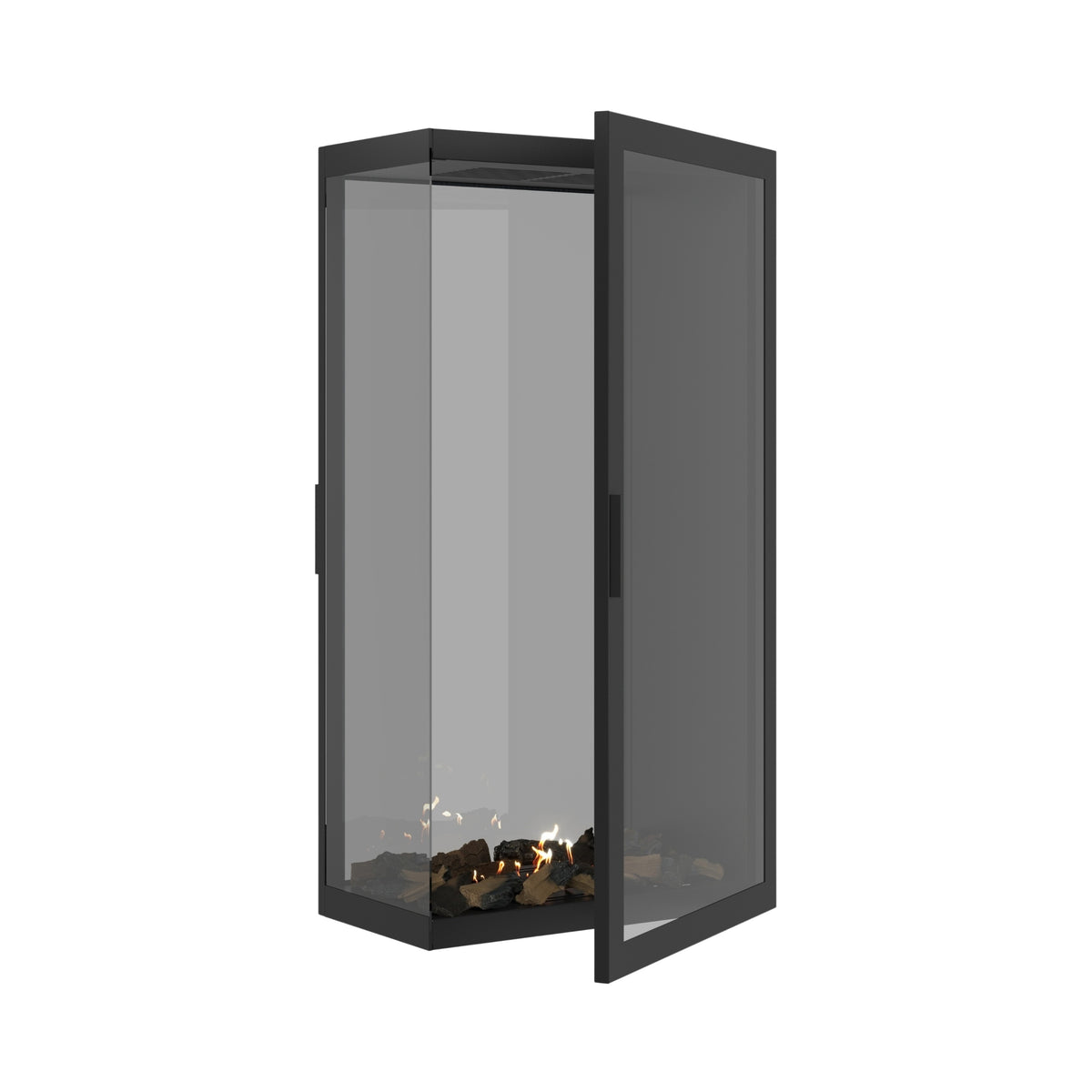 Saint Roomdivider with Full Glass 70 x 140 cm