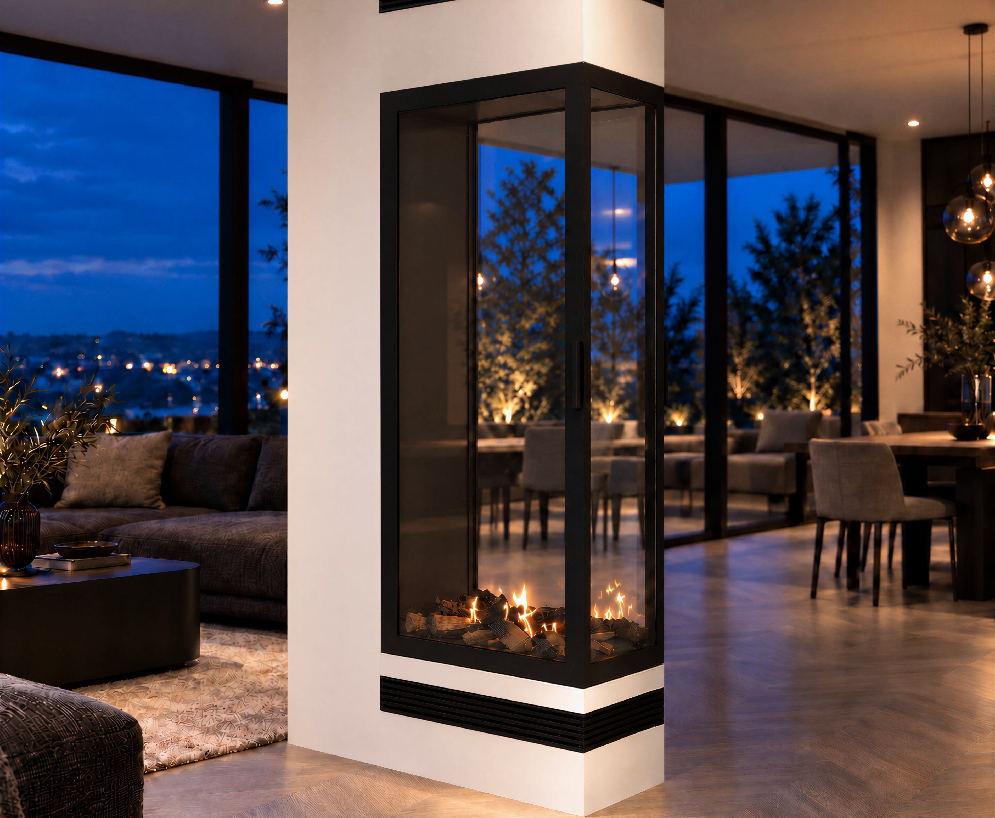 Bio ethanol fireplaces without a flue or chimney - Wild Flame