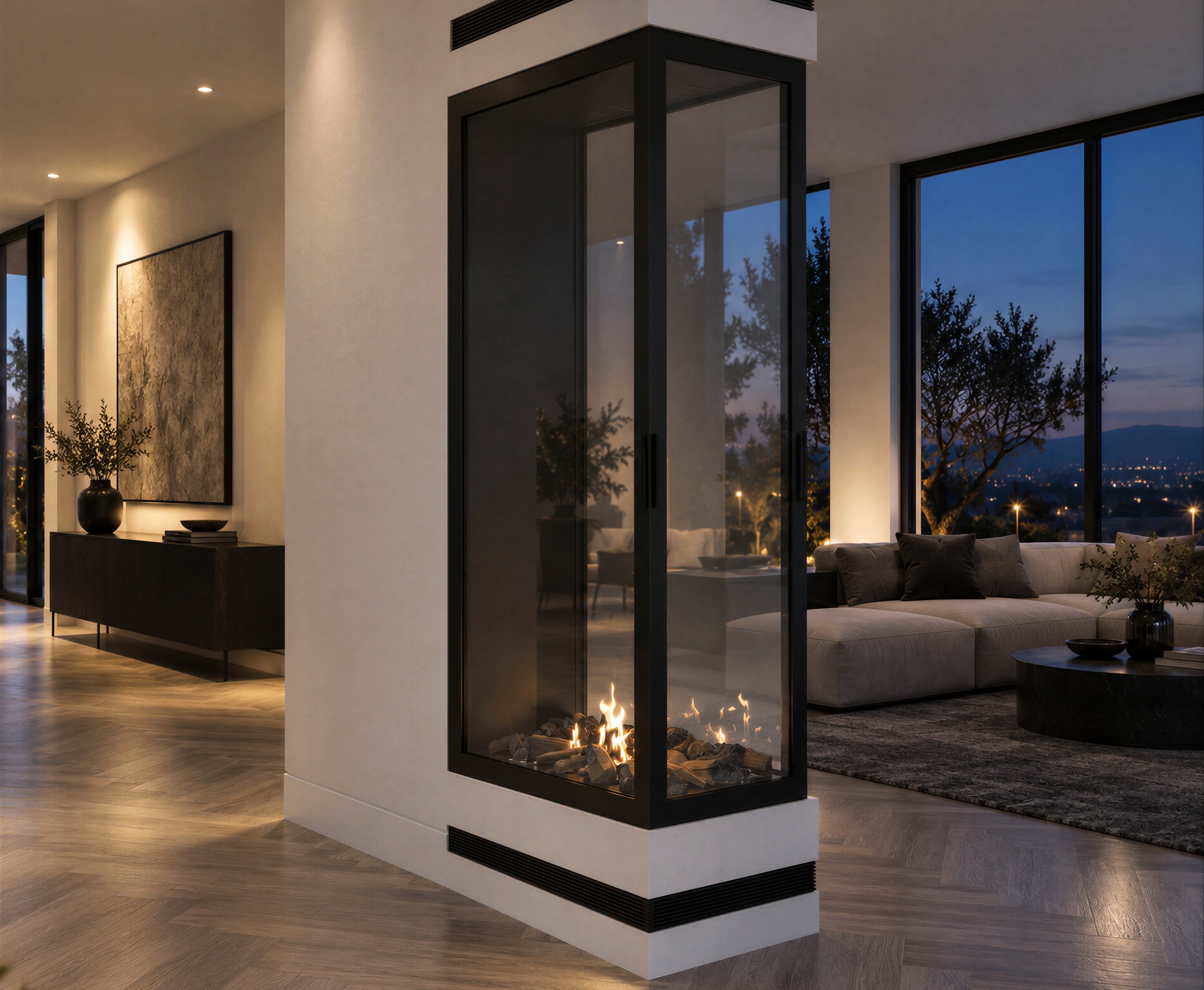 Bio ethanol fireplaces without a flue or chimney - Wild Flame